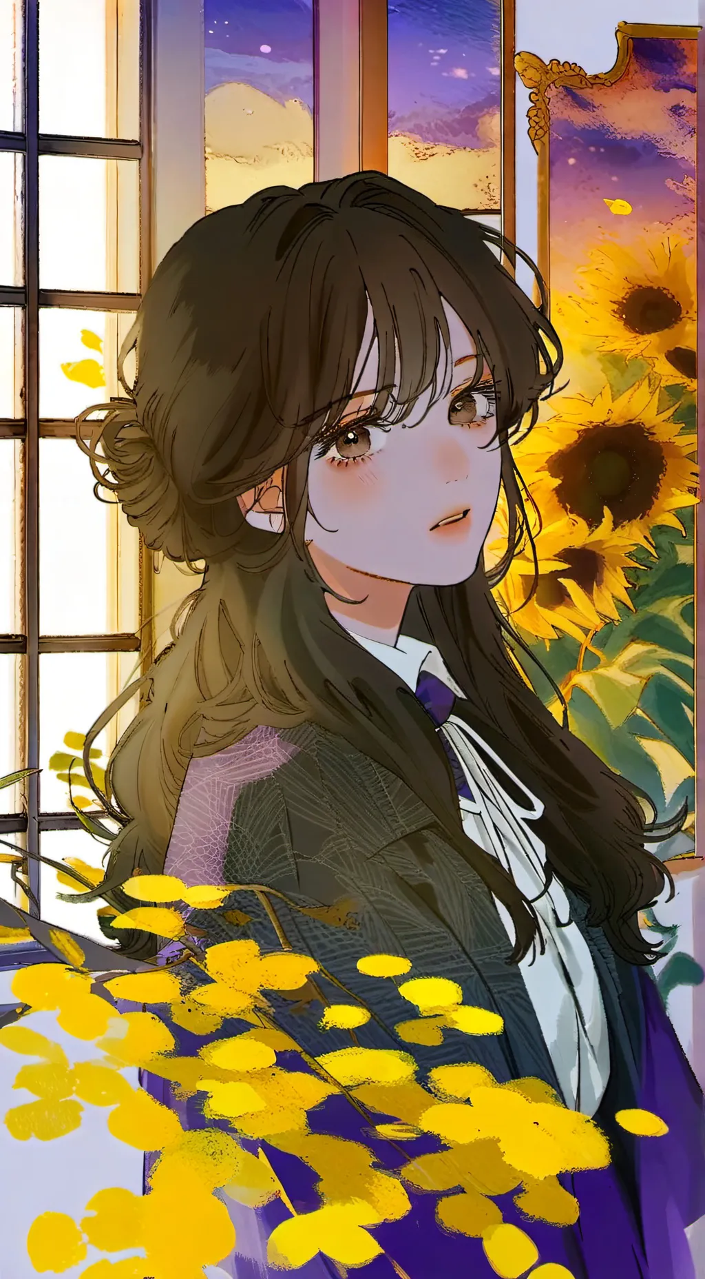 ai character: Minji  background
