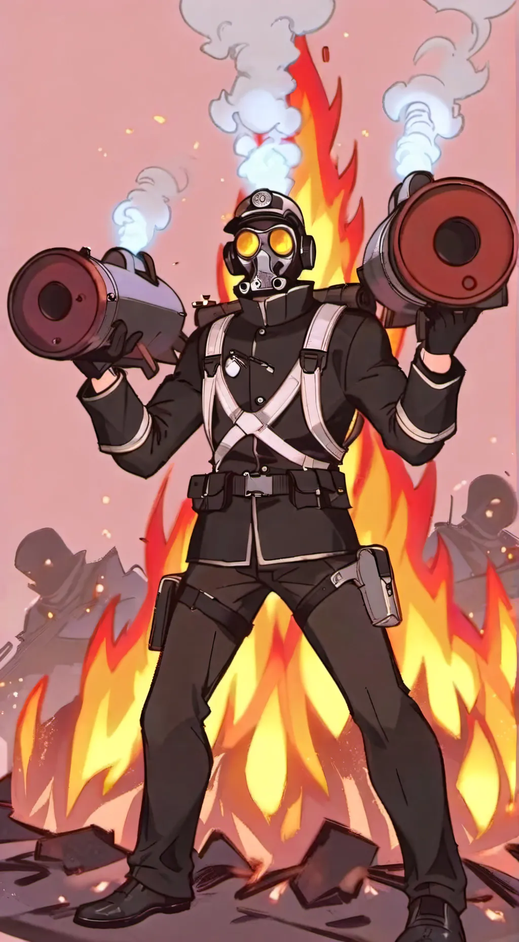 ai character: Pyro  background