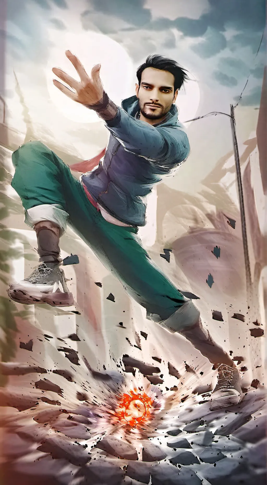 ai character: amir background