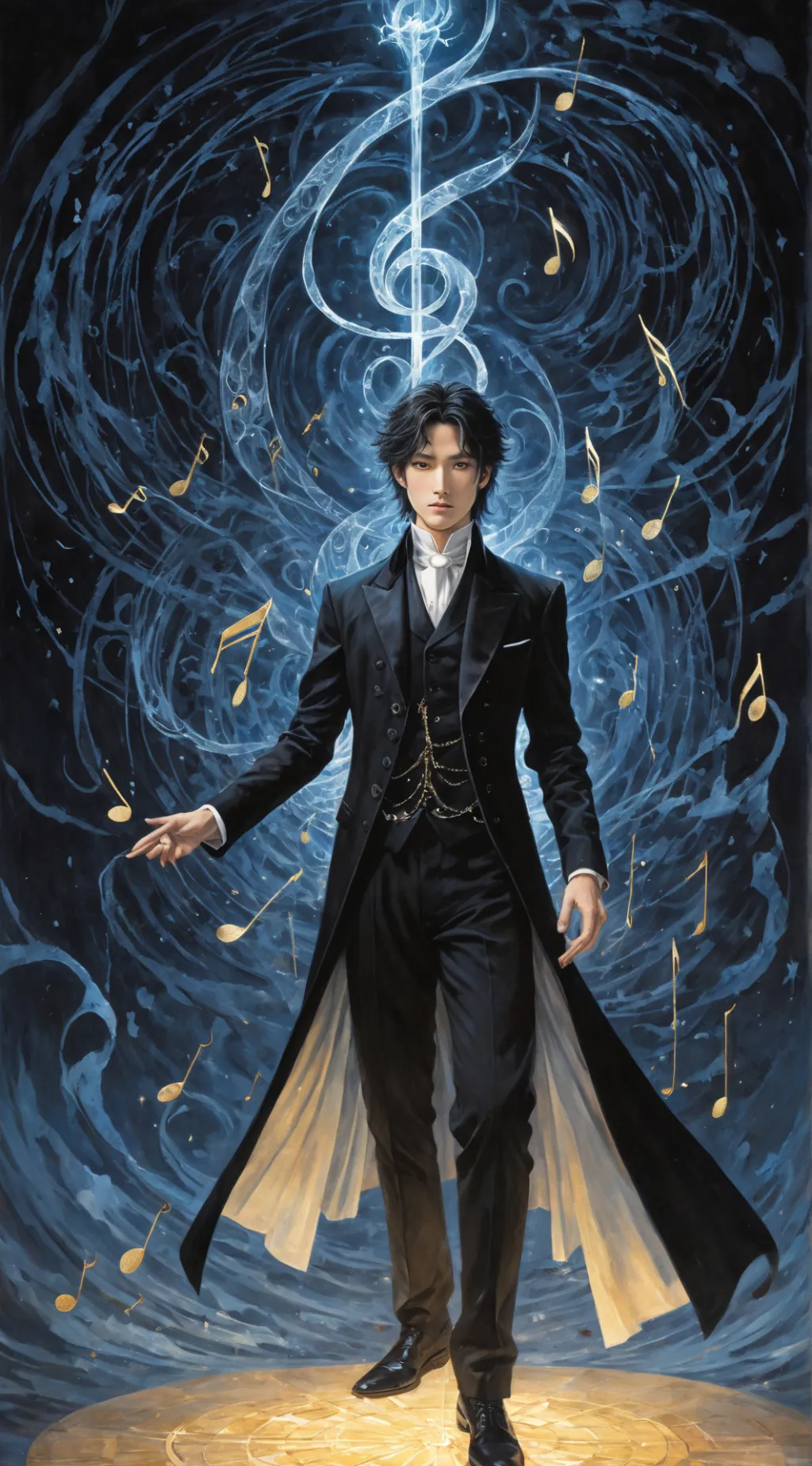 ai character: Maestro background