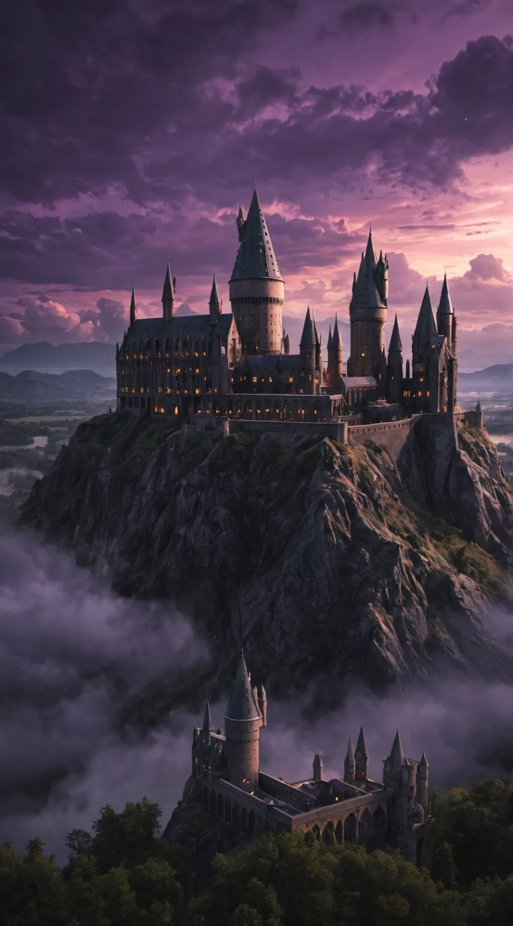 ai character: Hogwarts background