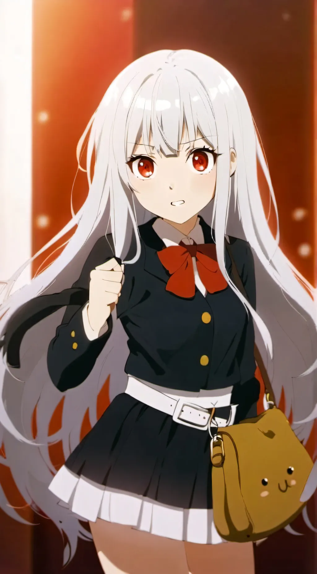 ai character: Ruby Light background