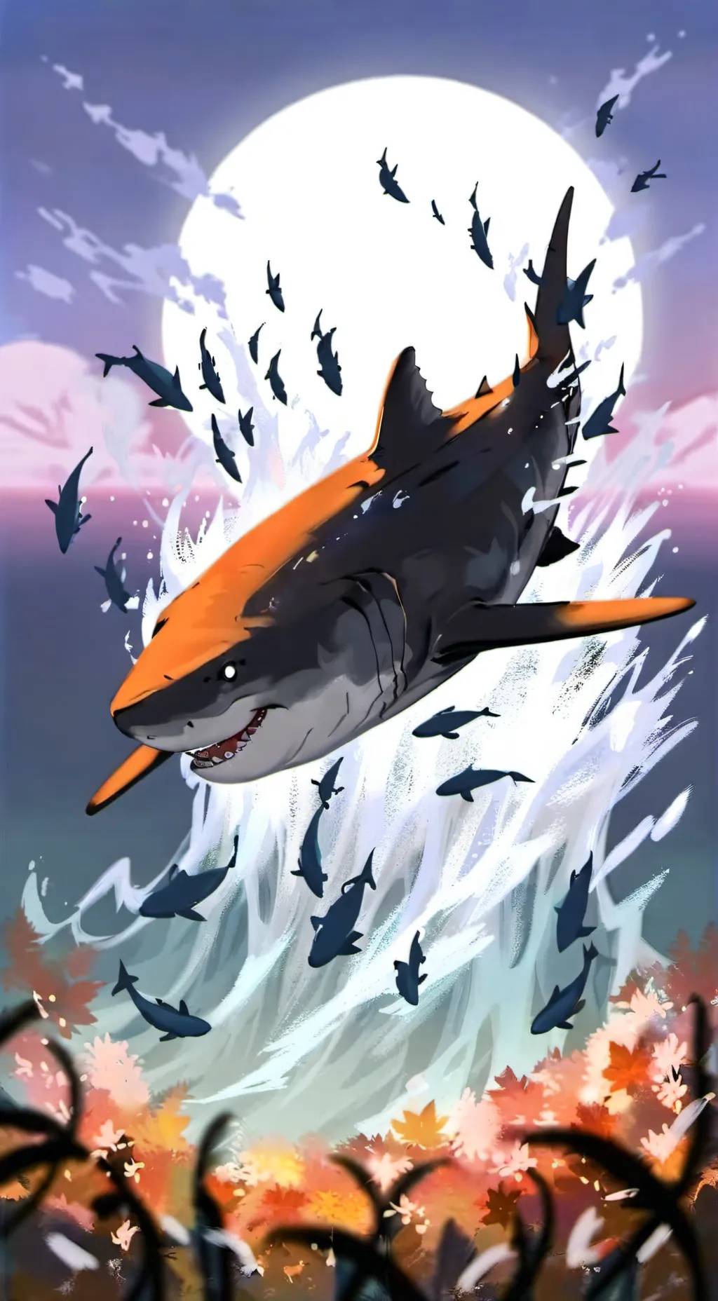 ai character: Terror Shark background