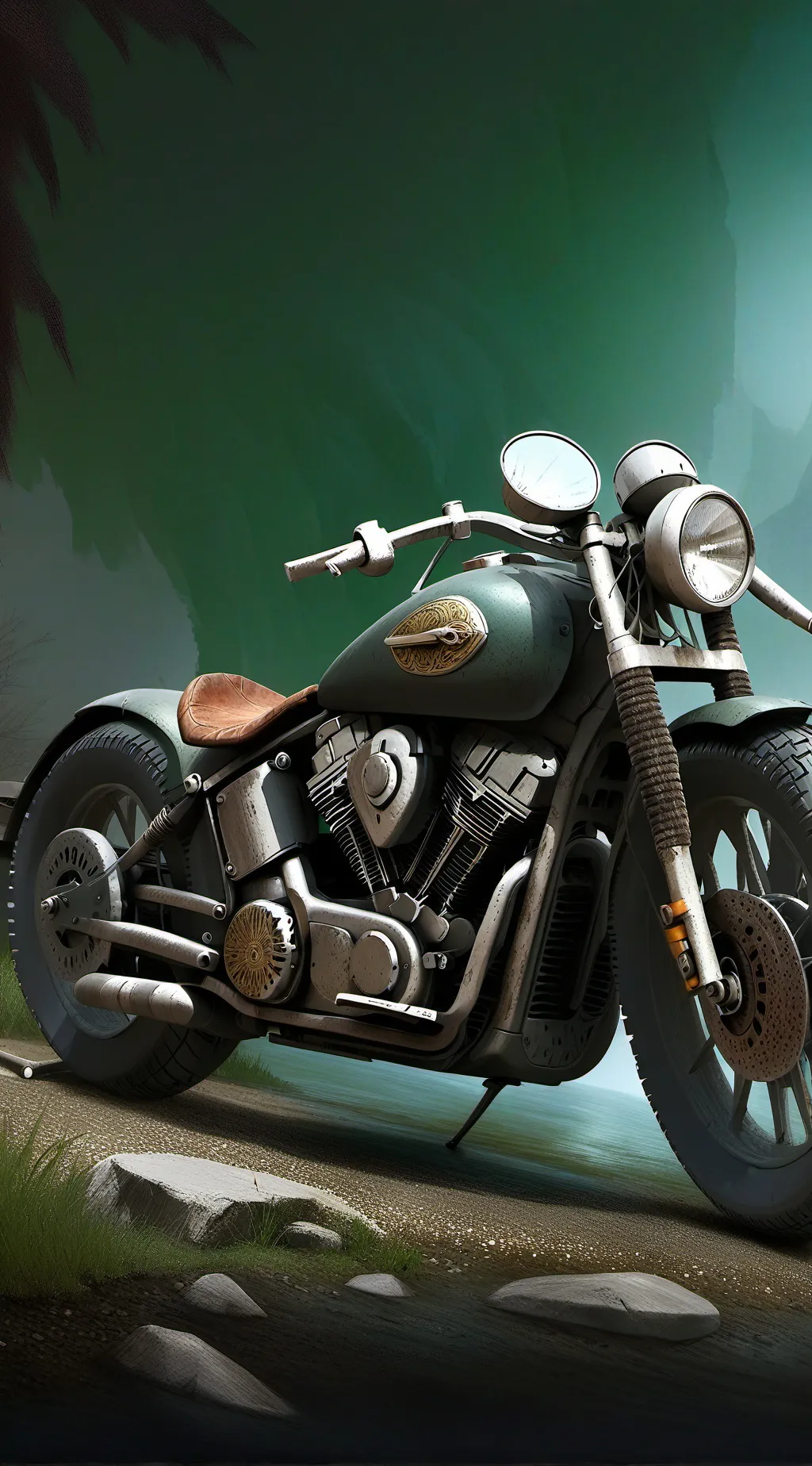 ai character: biker gang background