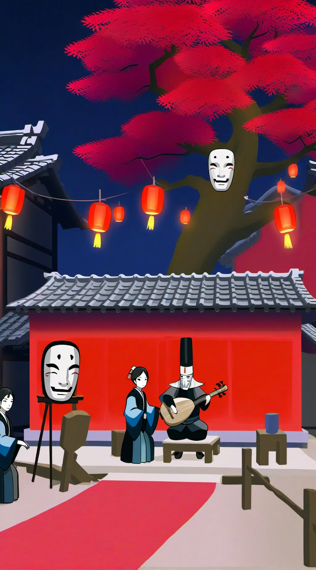 ai character: KNY drunk background