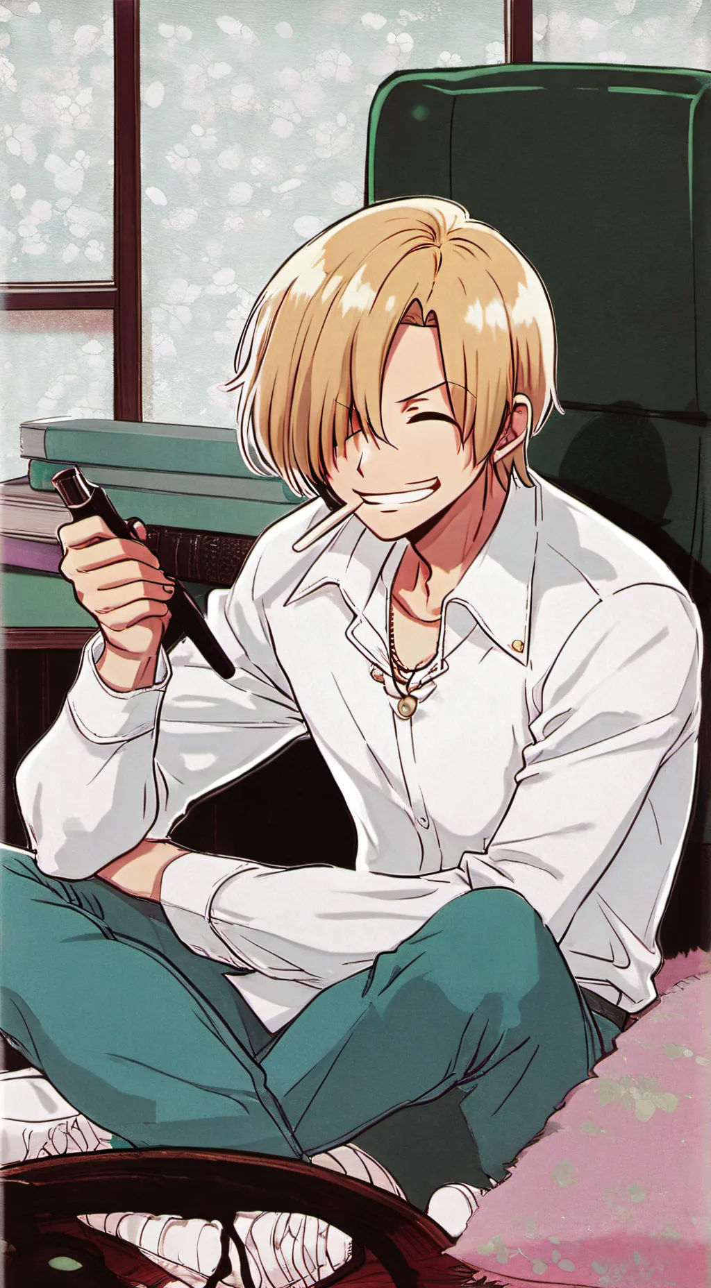 ai character: Sanji background