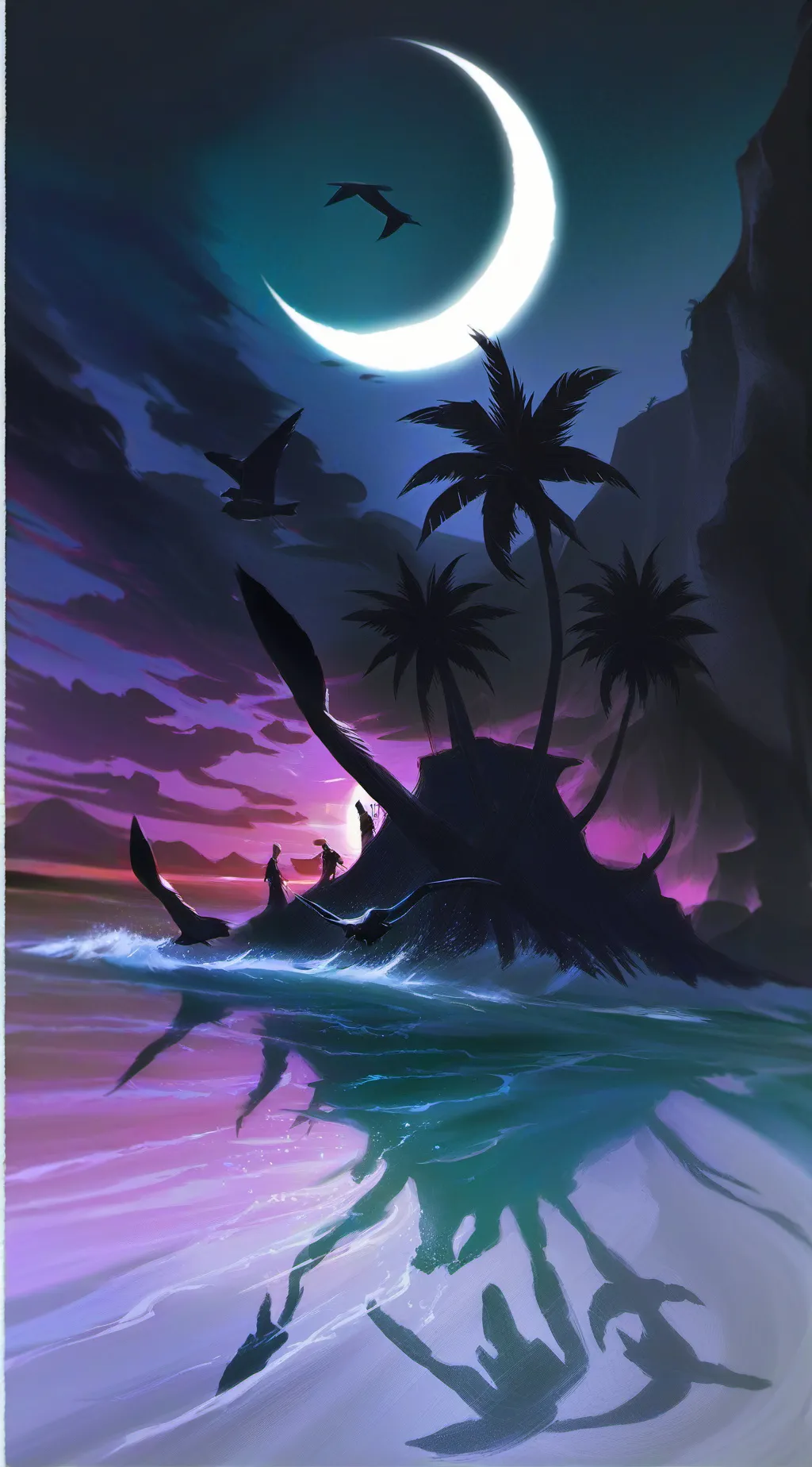 ai character: DEMON SLAYER  background