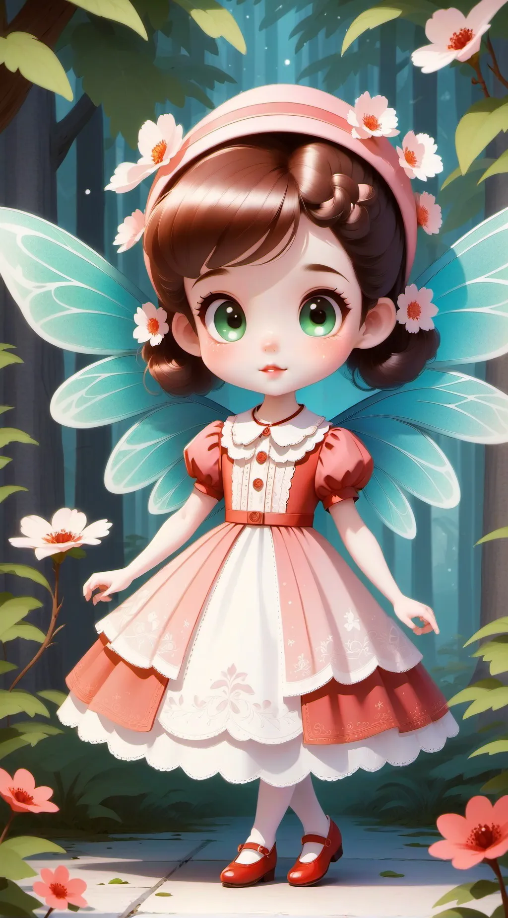 ai character: Annabelle  background