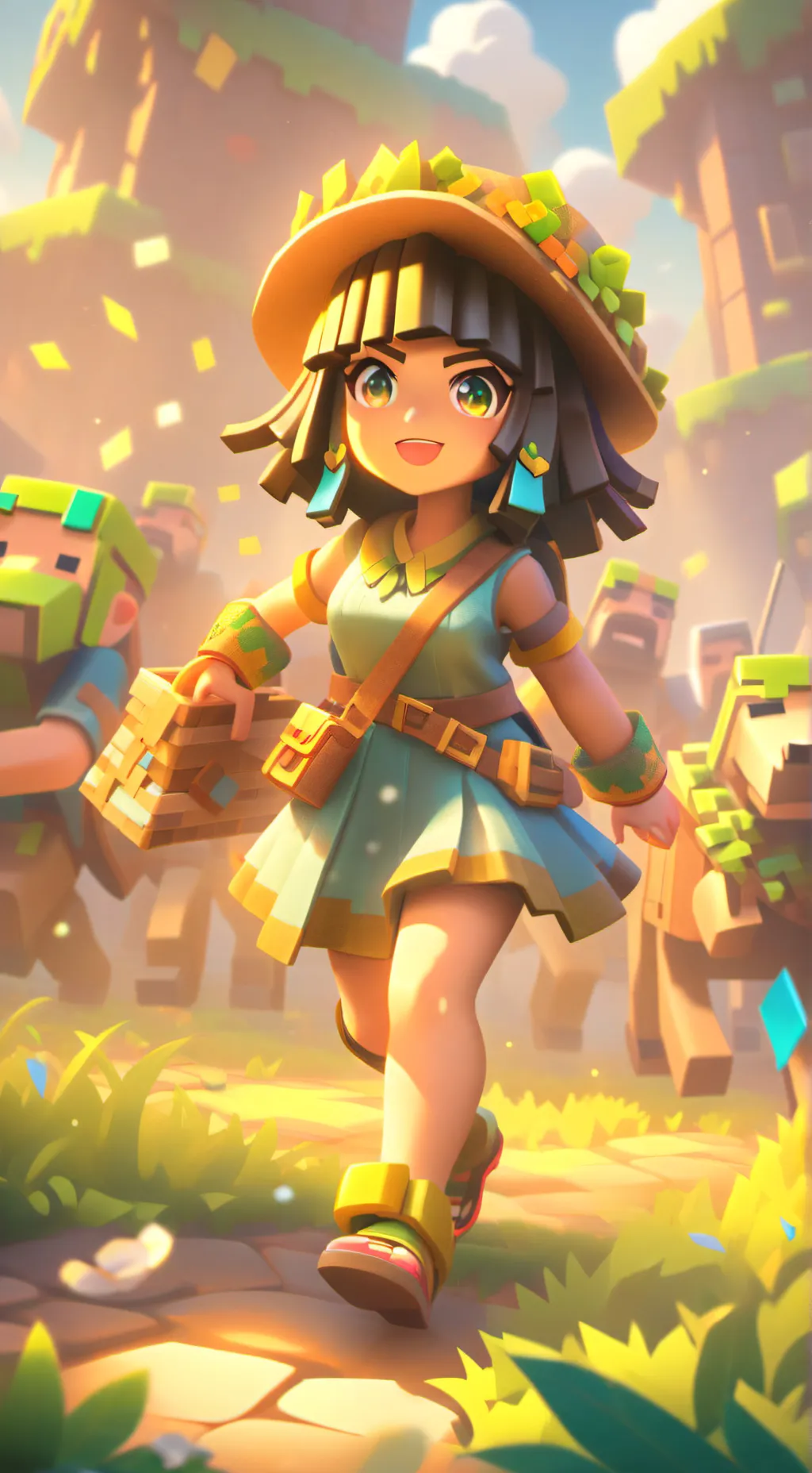 ai character: Bella background