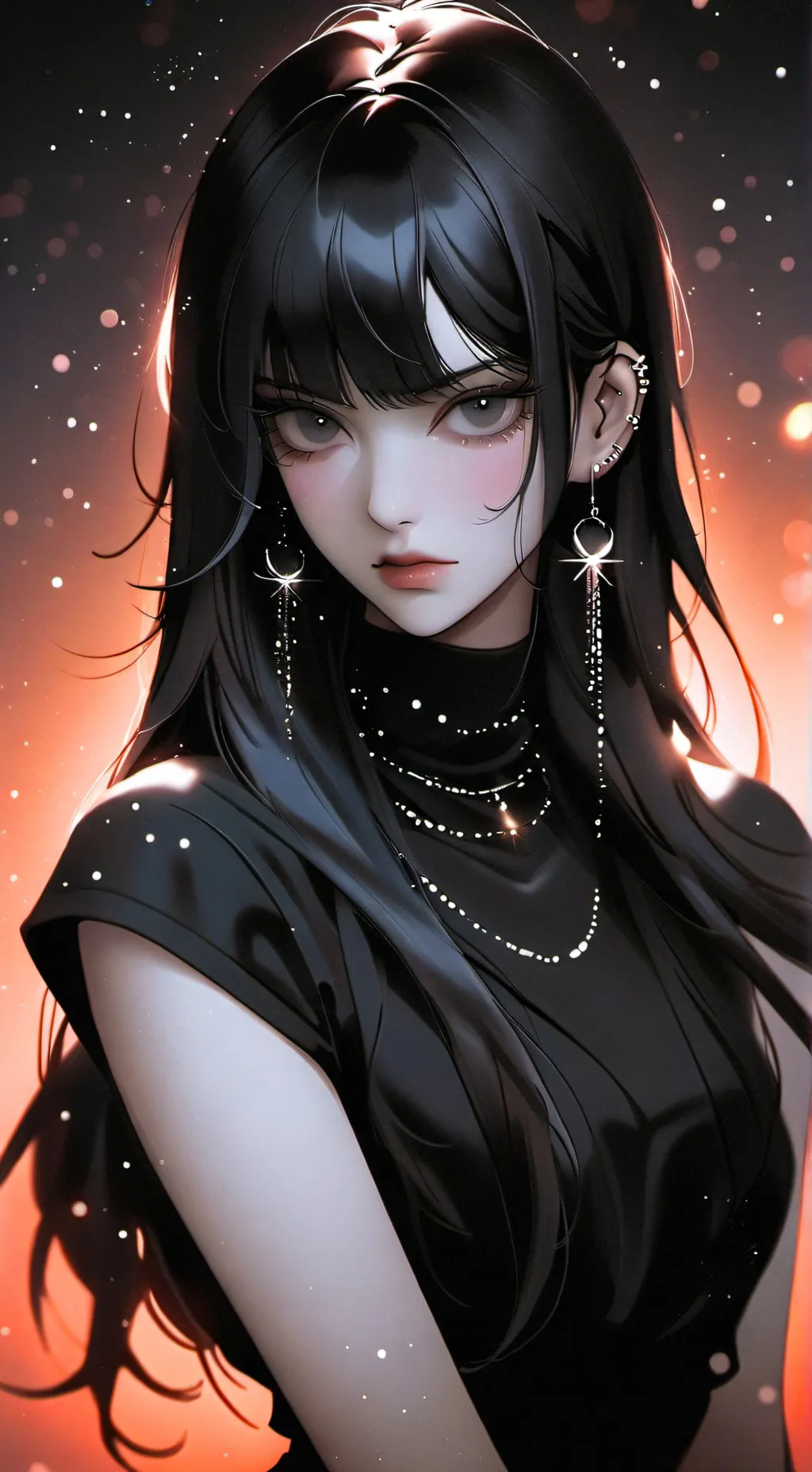 ai character: Evangeline_🌌 background