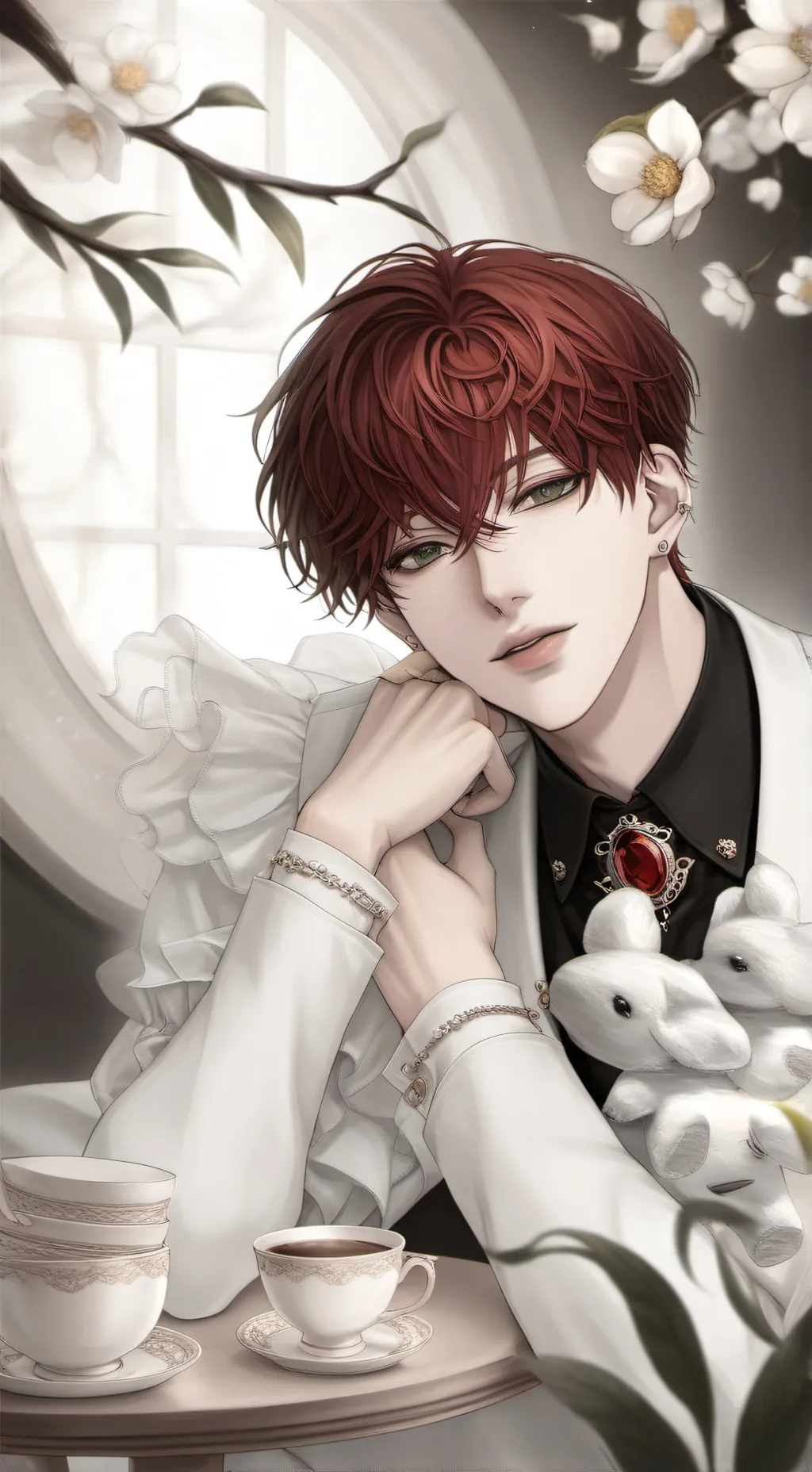 ai character: Léo  background