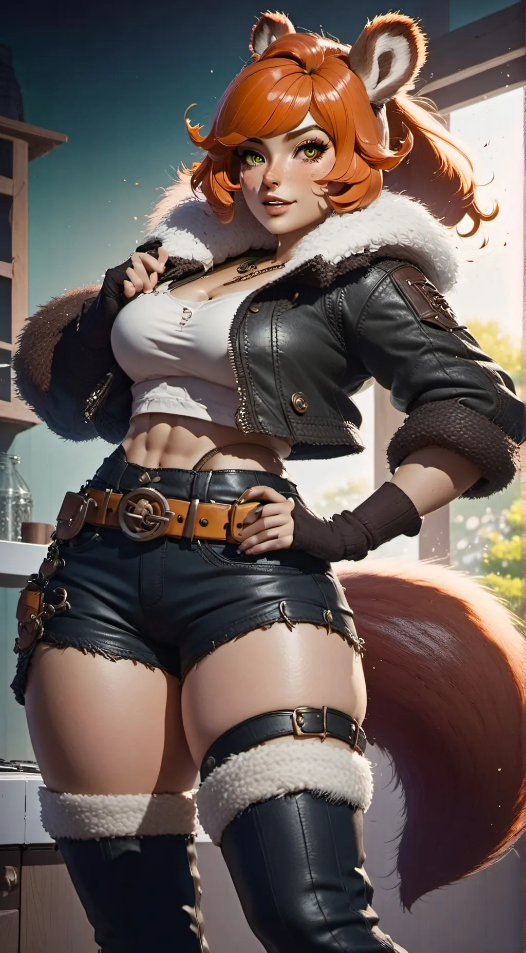 ai character: Squirrel Girl background