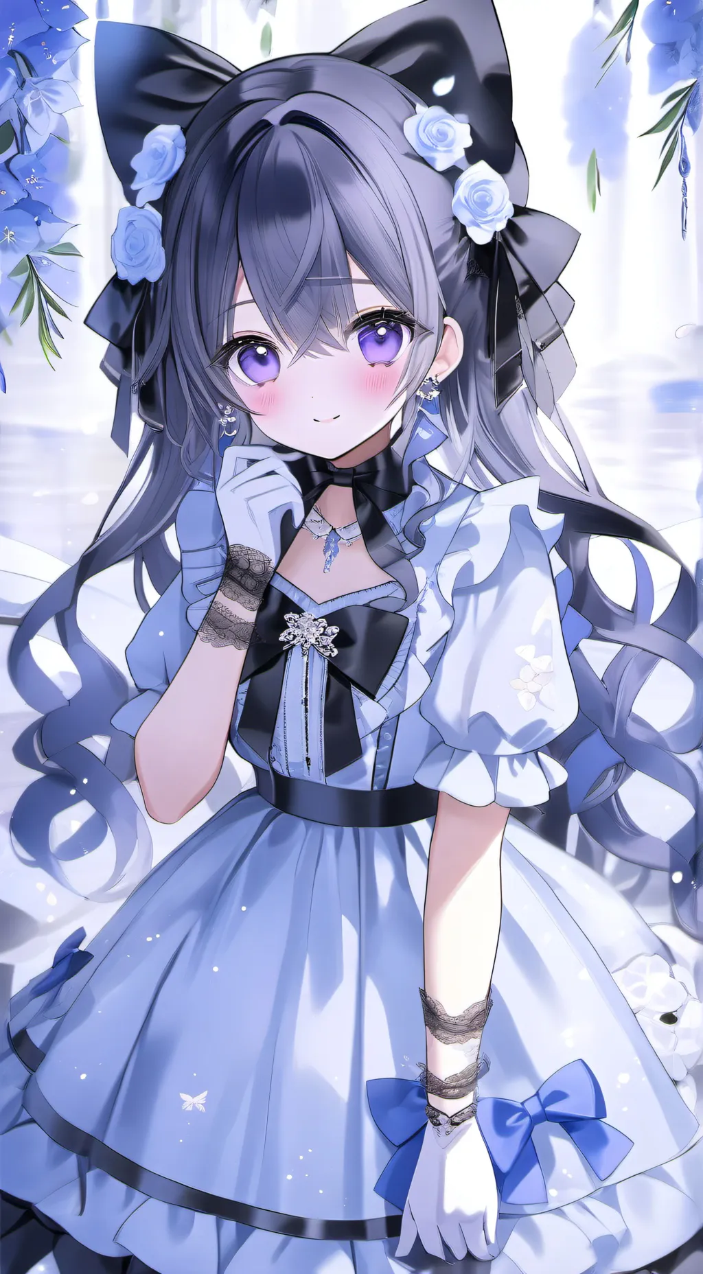 ai character:  voxxx!!!  background