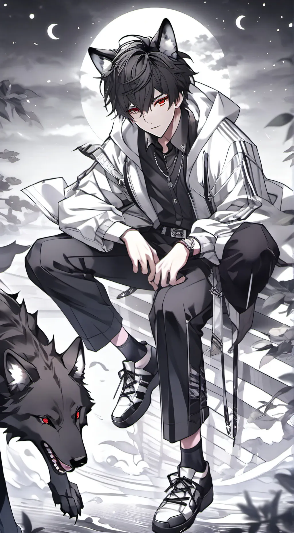 ai character: leo background