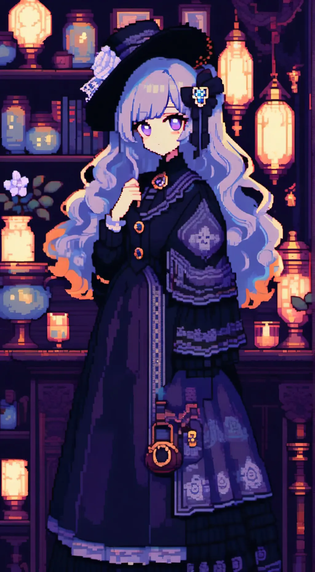 ai character: Maria Erna lll background
