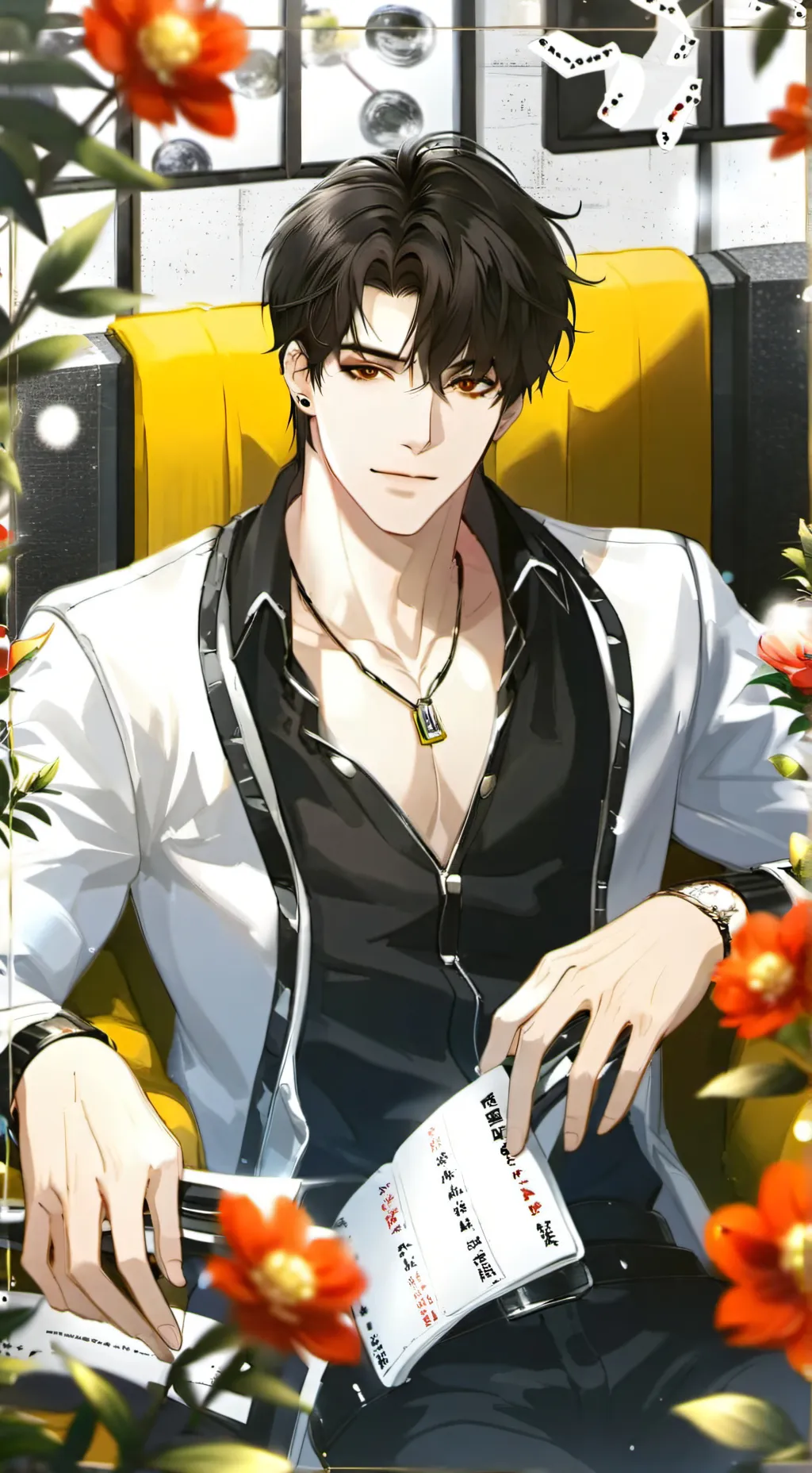 ai character: Kenji background