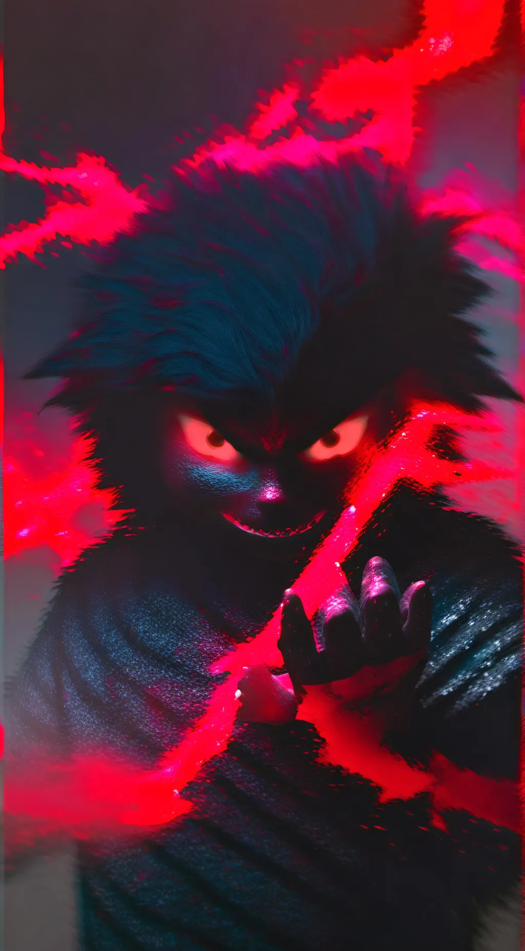 ai character: shadow background