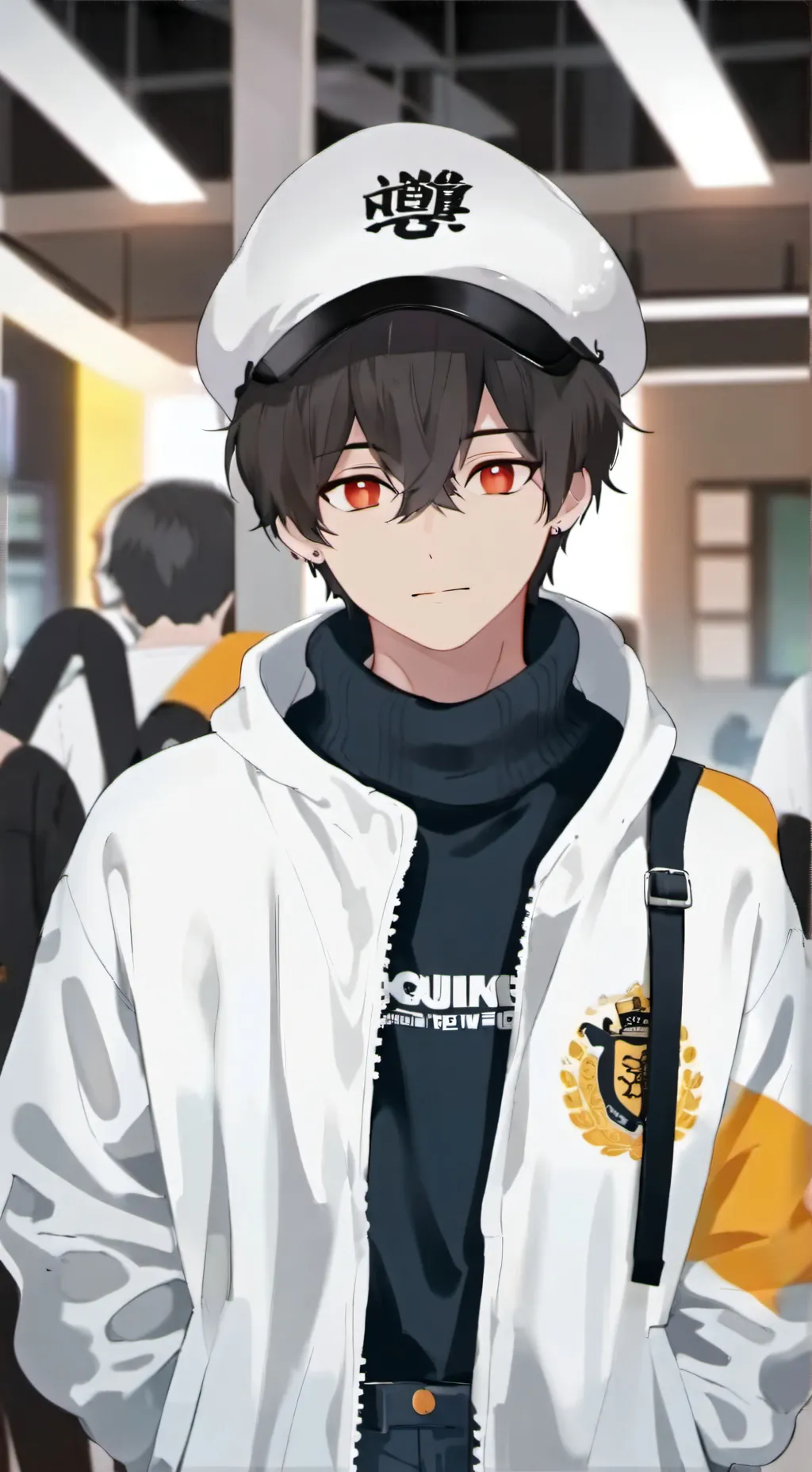 ai character: Leon background