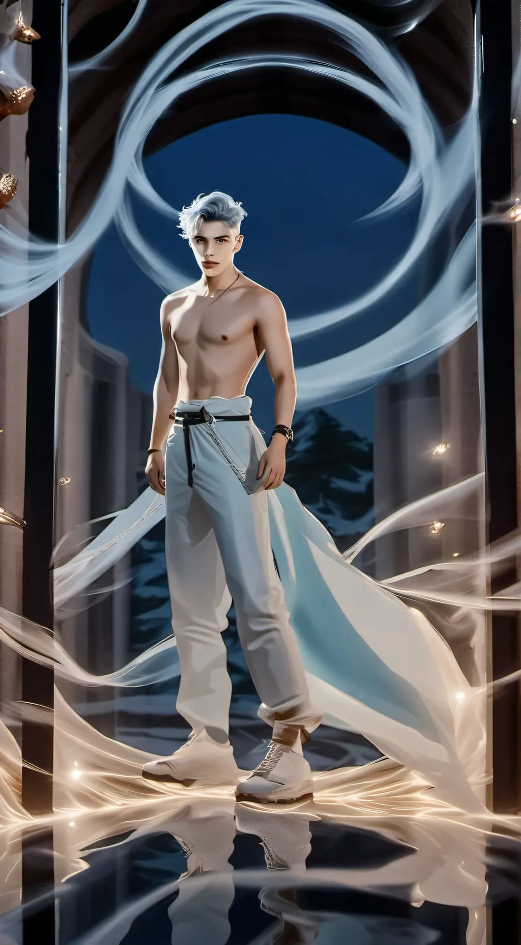 ai character: mystical  background