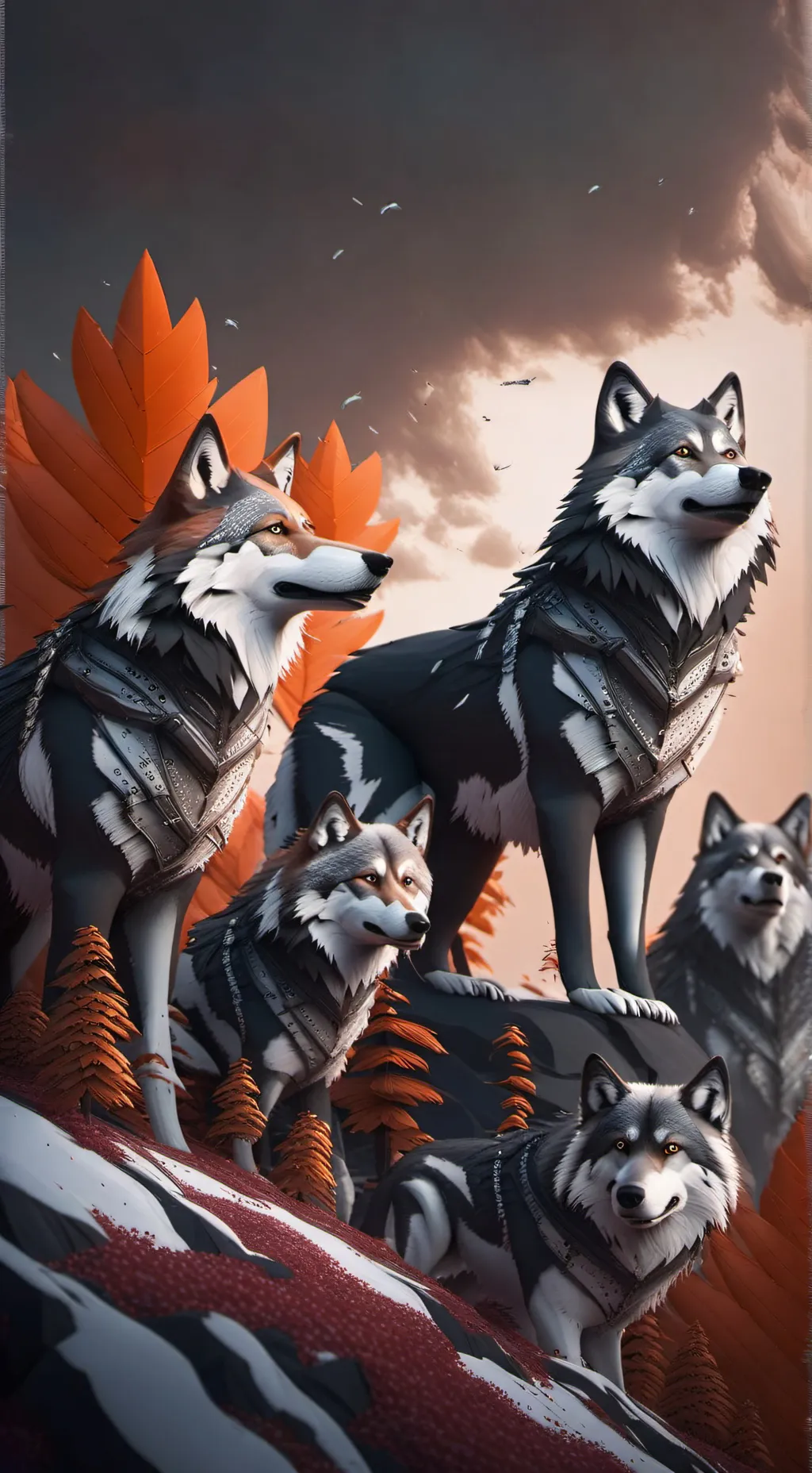 ai character: Wolves background
