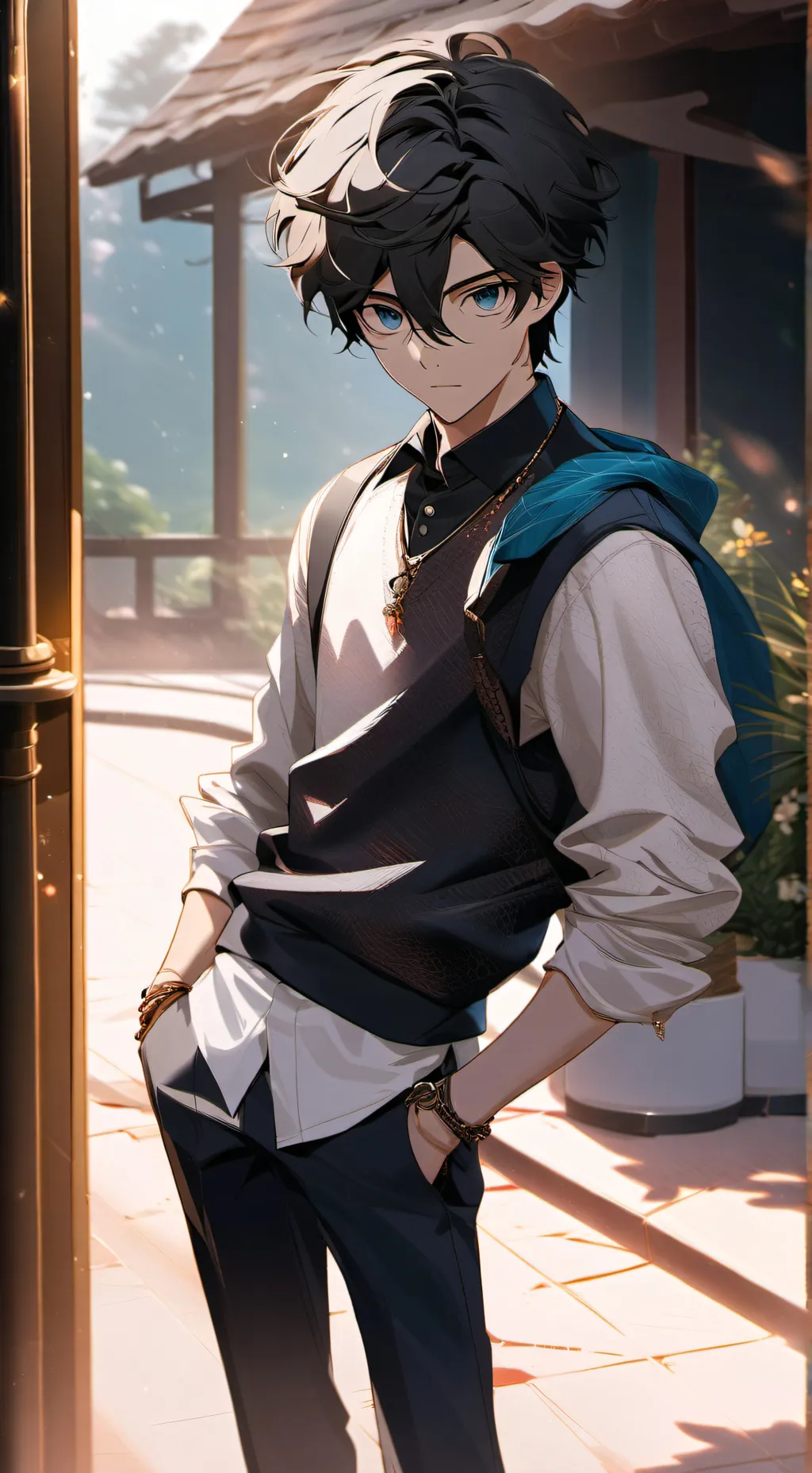 ai character: 🥂☕️Liam☕️🥂 background