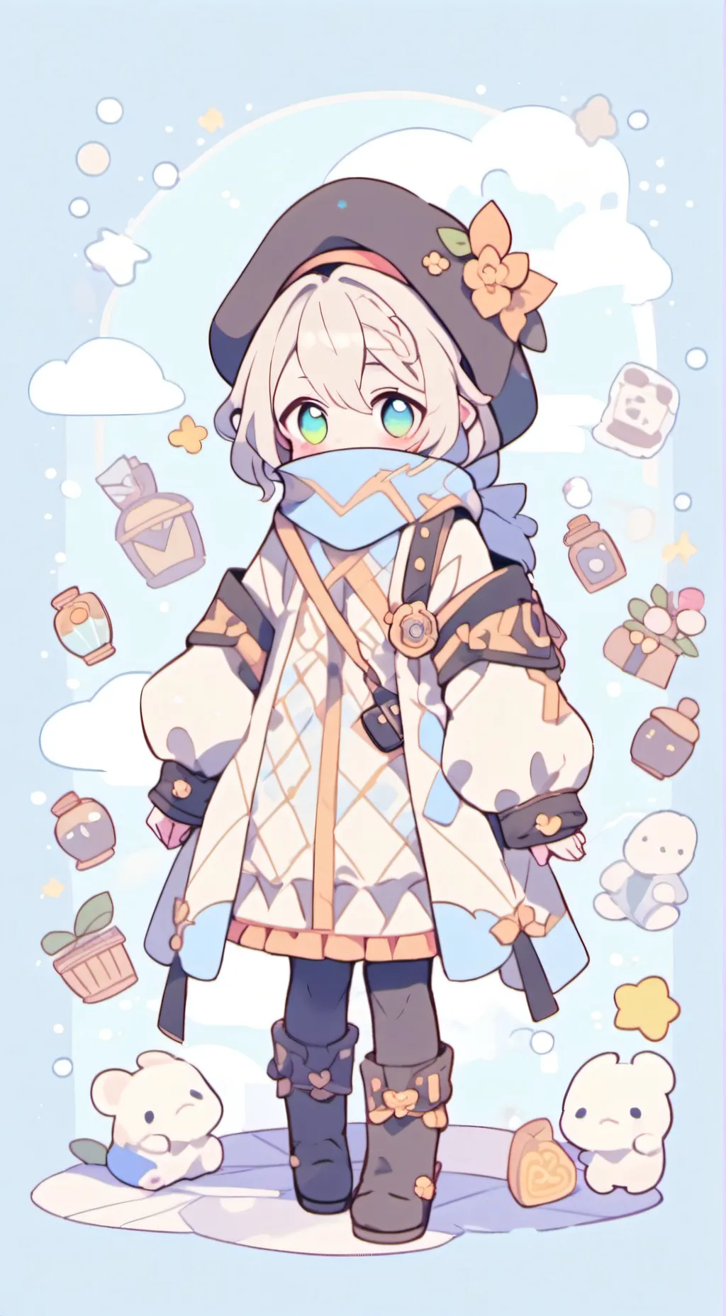 ai character: |Ория| background