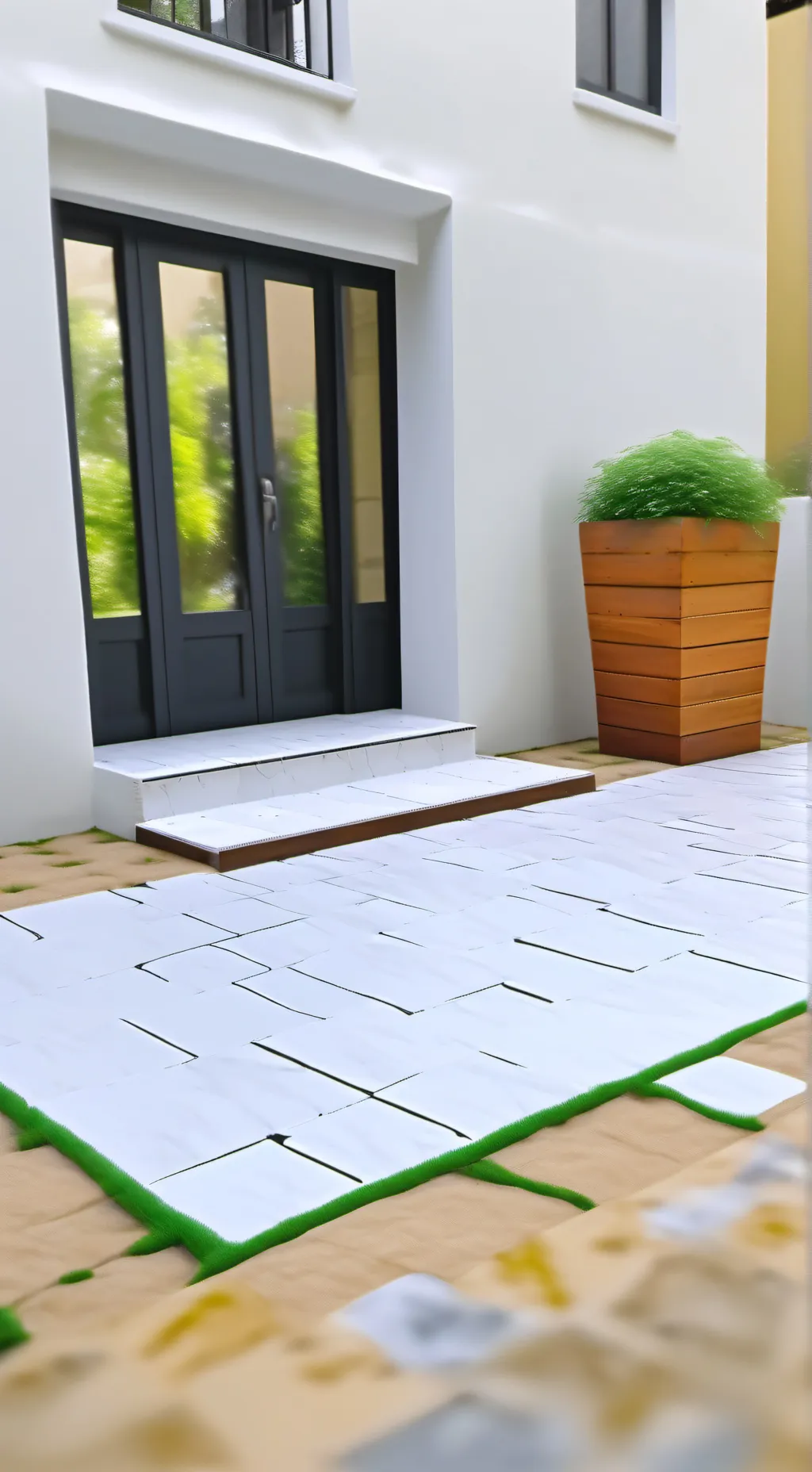 ai character: casa que habla background