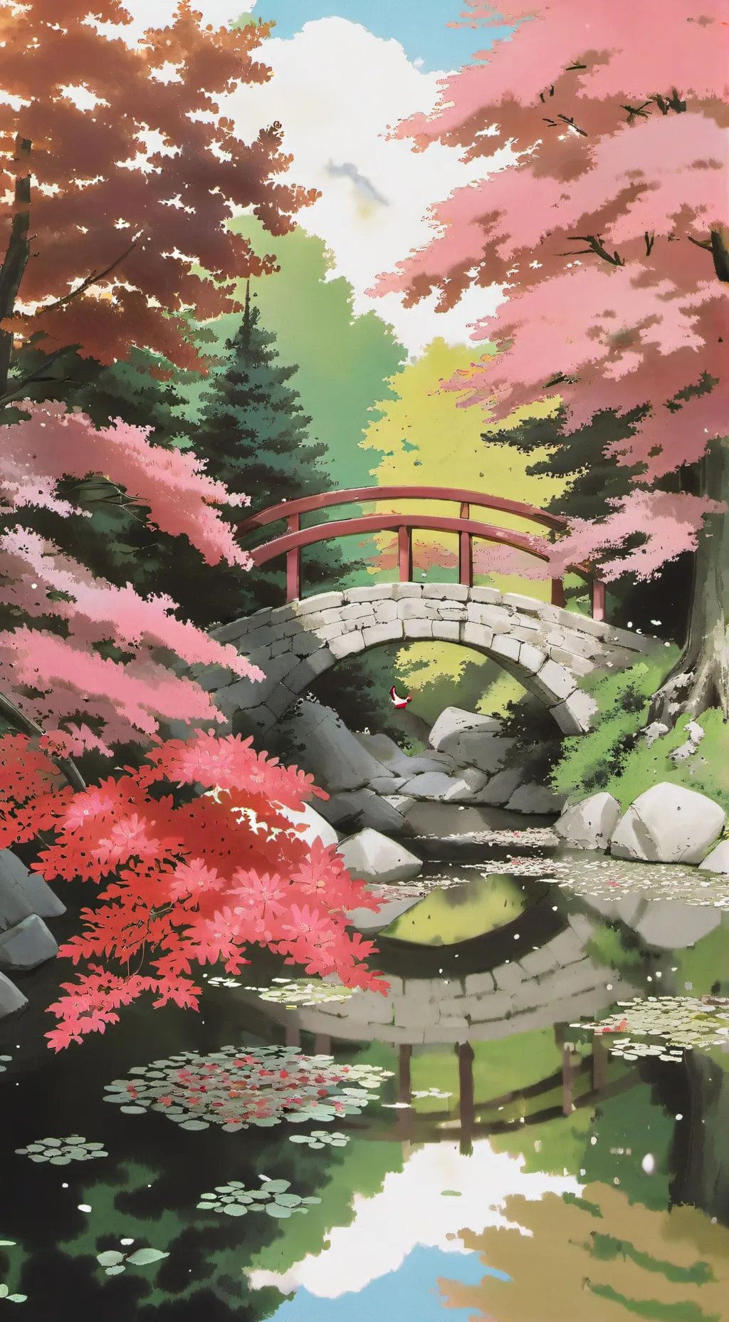 ai character: kny cabin fever background