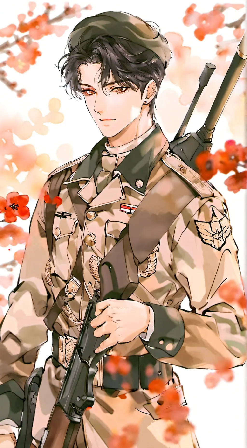 ai character: J A M E S background