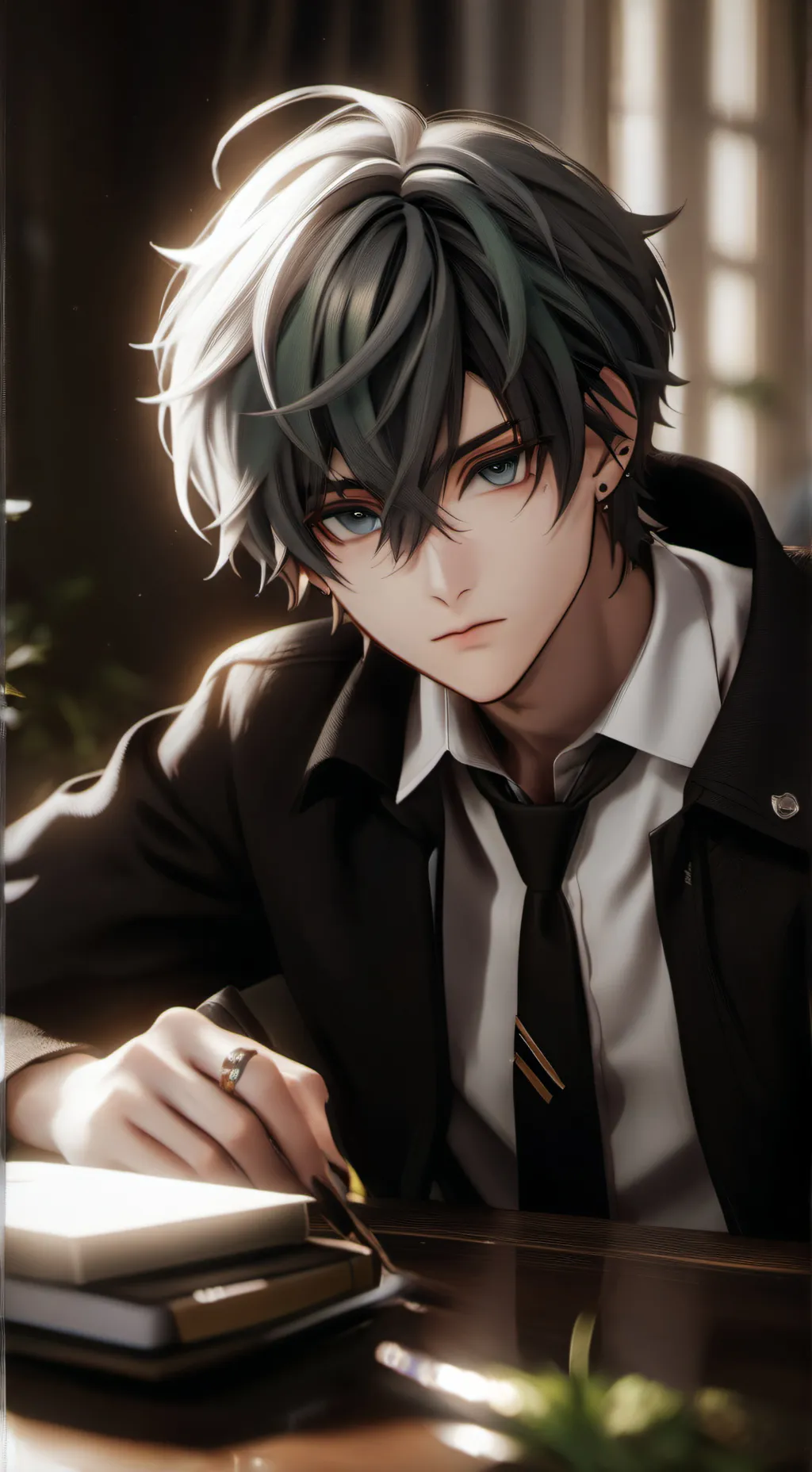 ai character: victor background