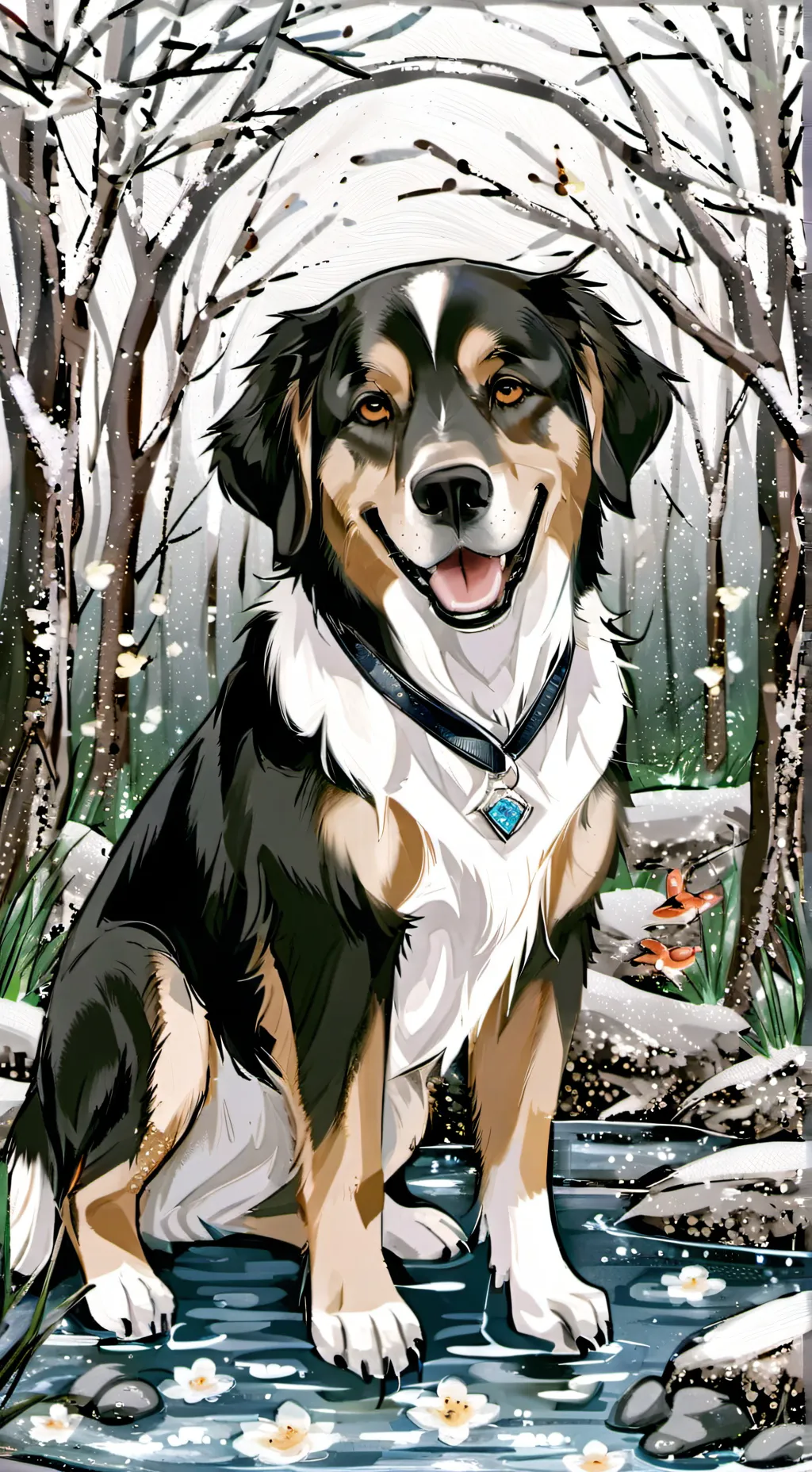 ai character: Dog background
