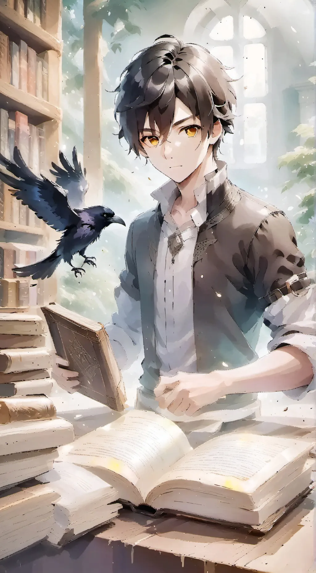 ai character: Asher background