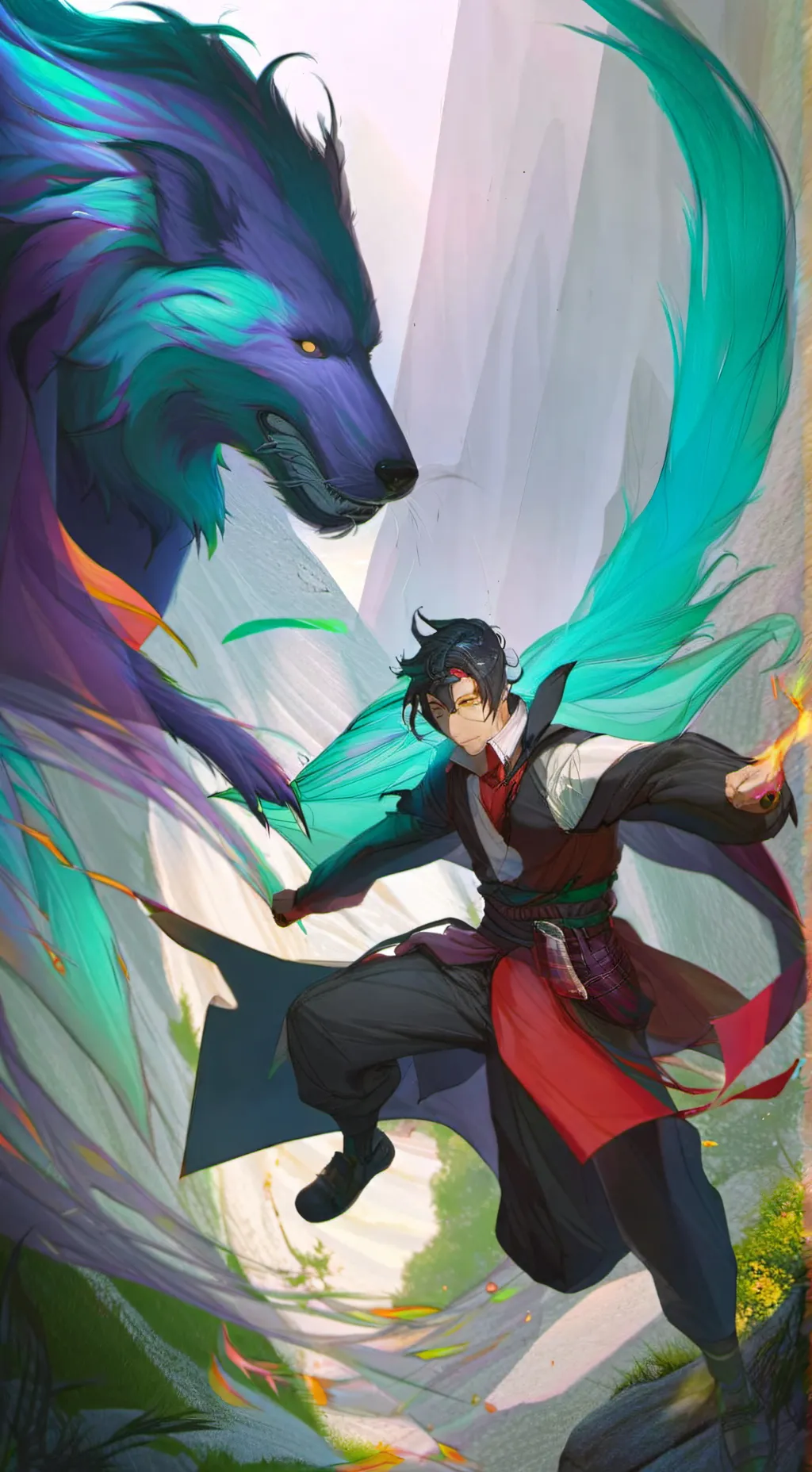ai character: ororon background
