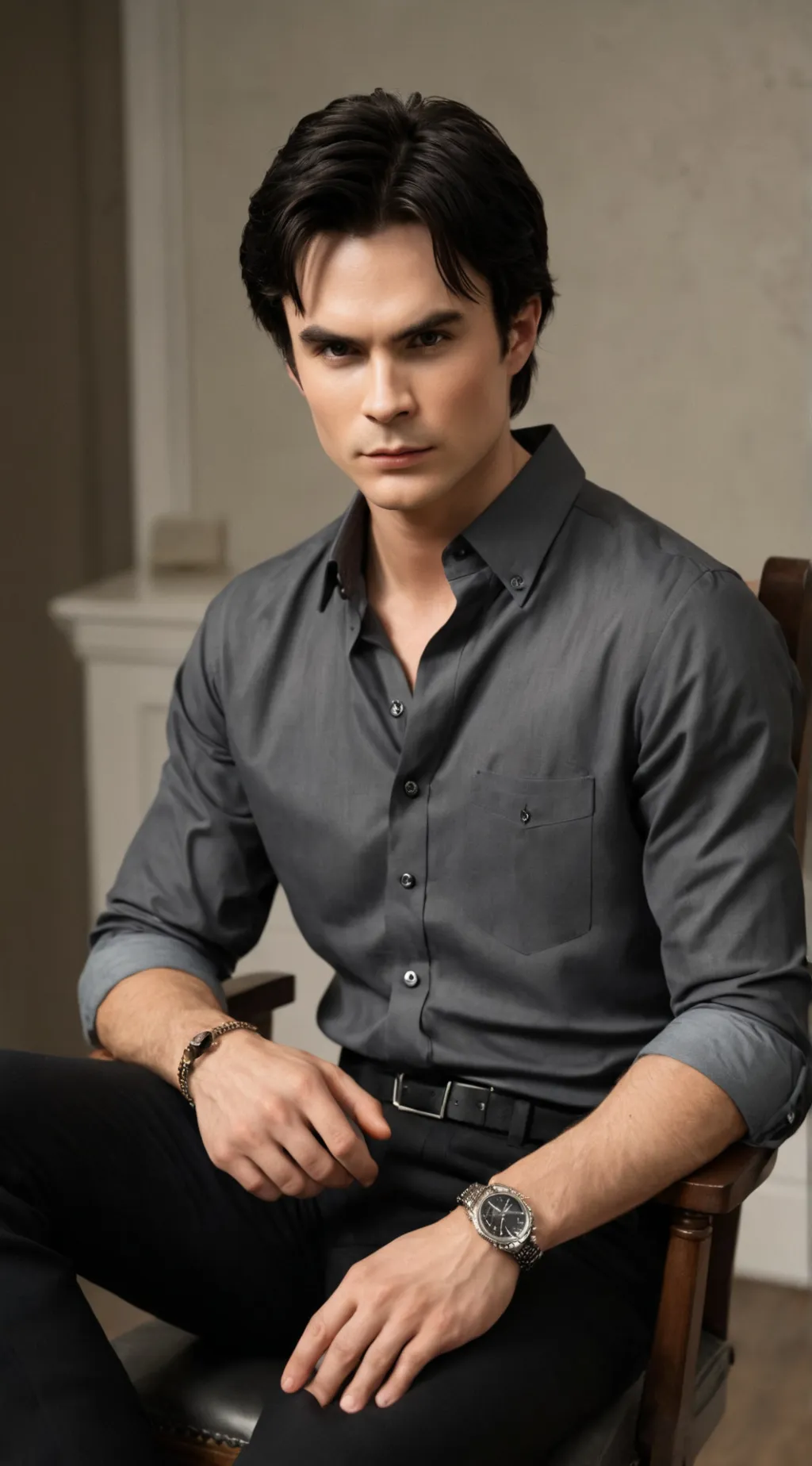 ai character: damon salvatore background