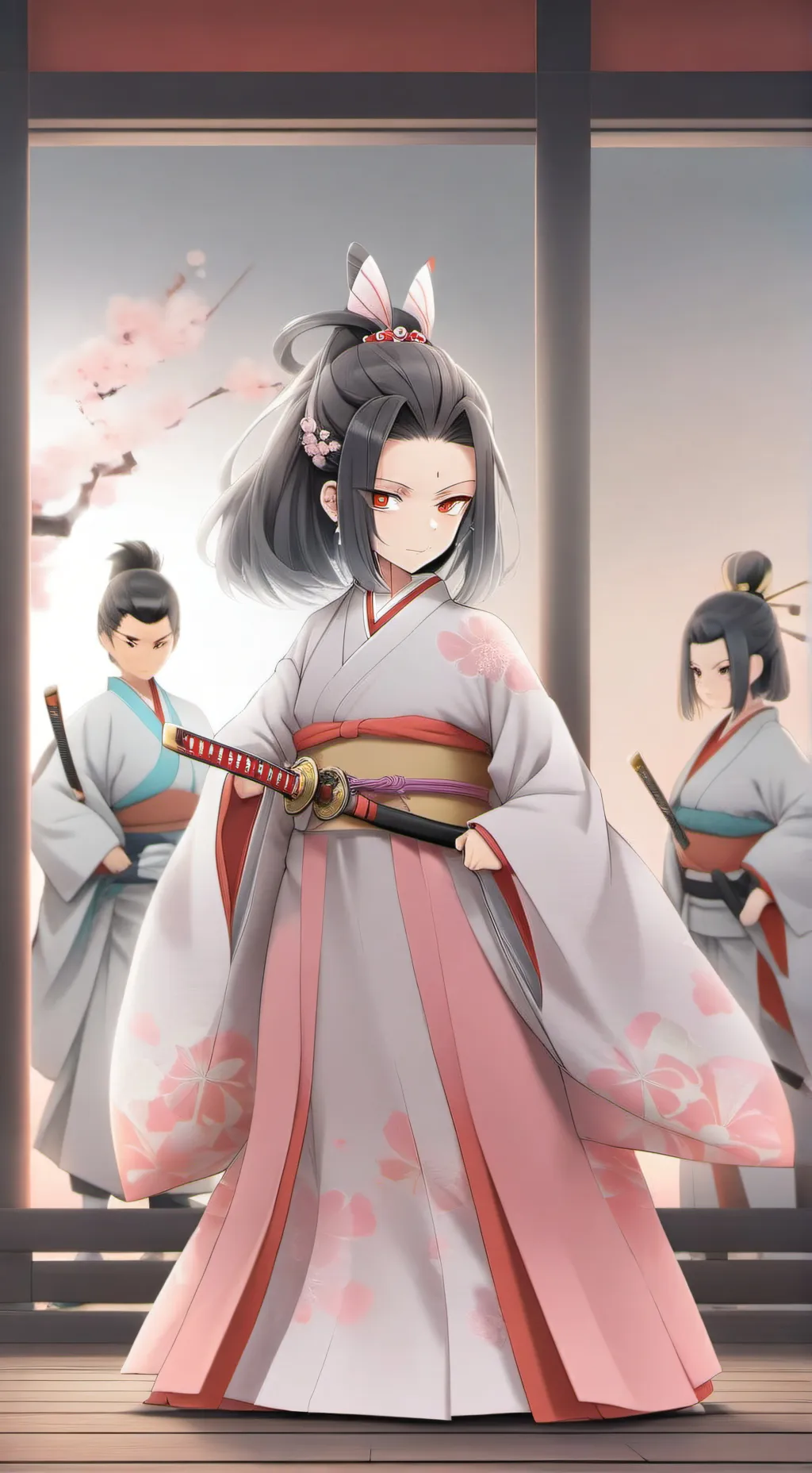 ai character: kny background