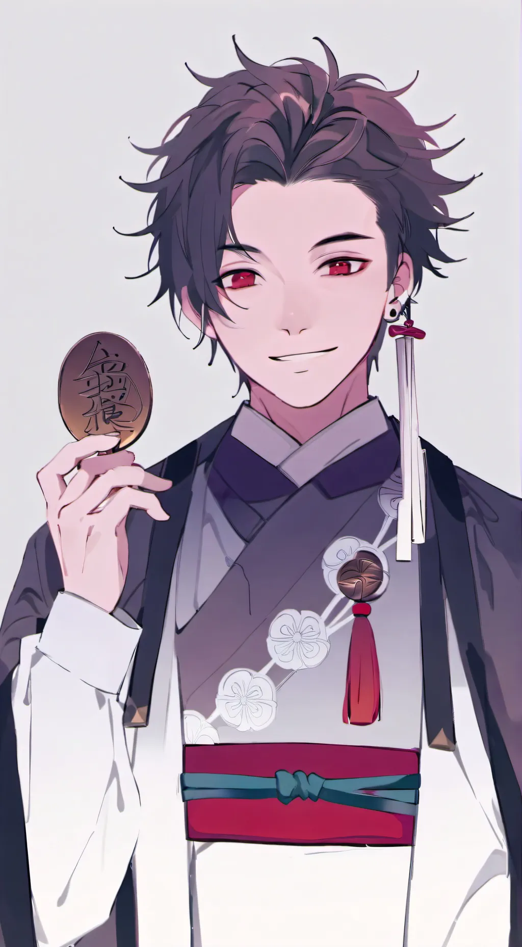 ai character: Tanjiro Kamado  background
