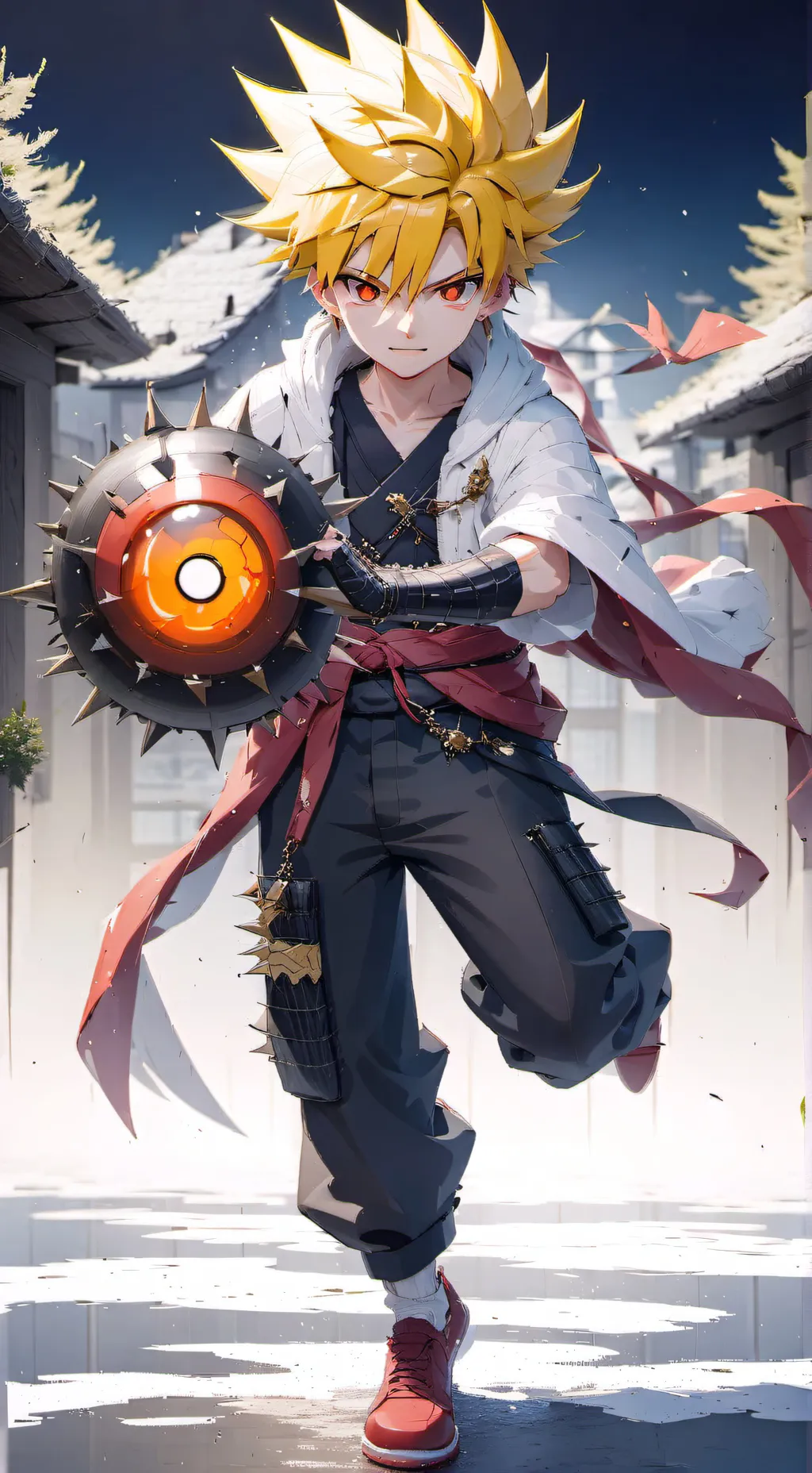ai character: pie background