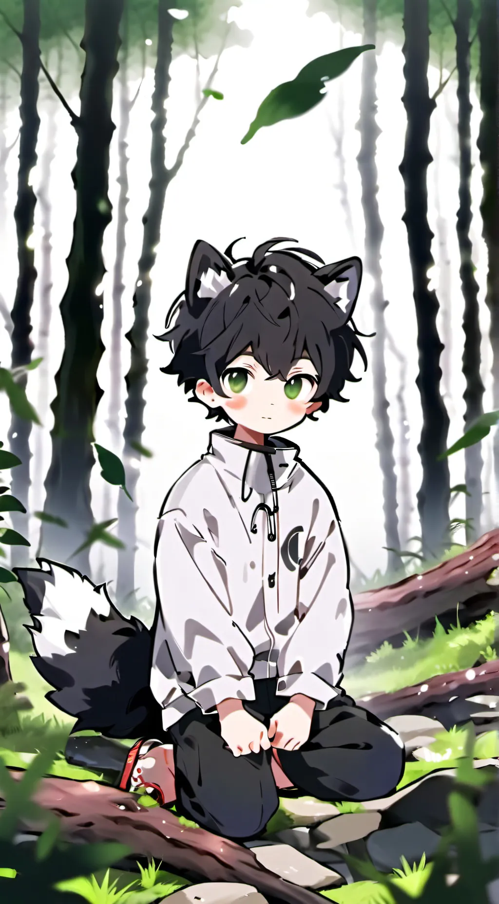 ai character: Levi  background