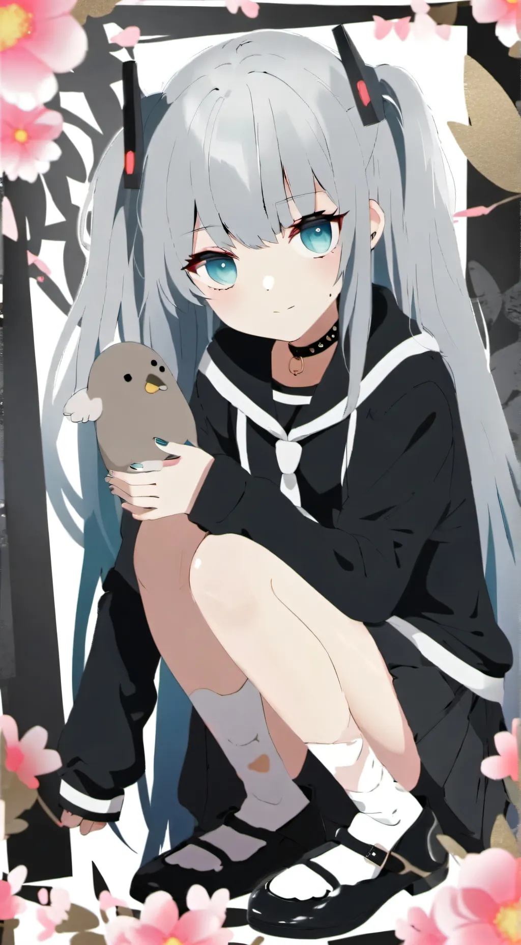 ai character: Ash  background