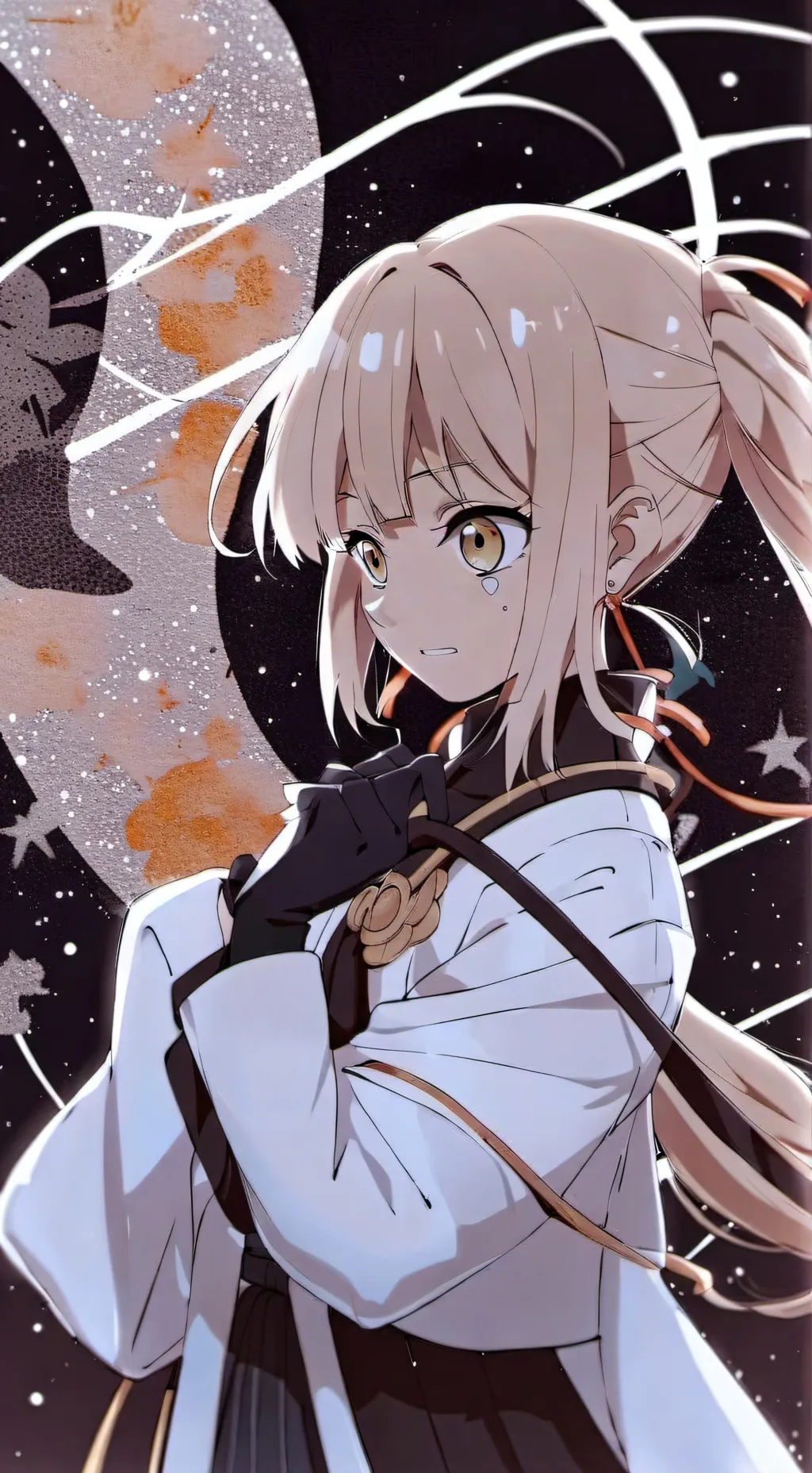 ai character: Glitter PFPs background