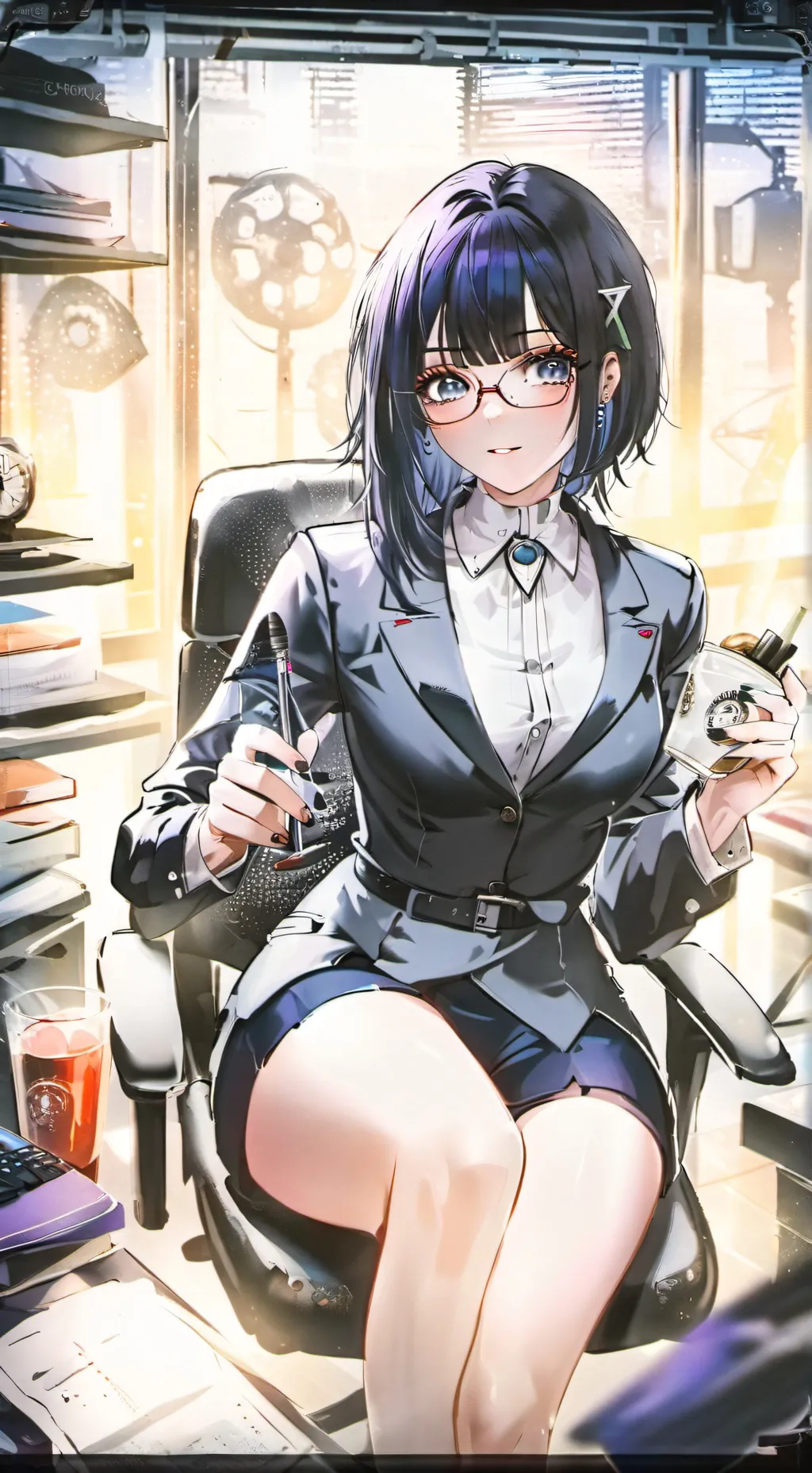 ai character: Kaori background