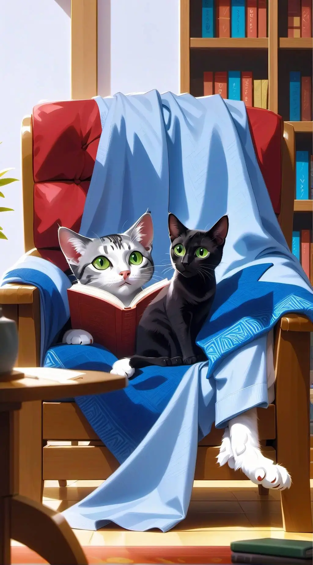 ai character: cat nap background