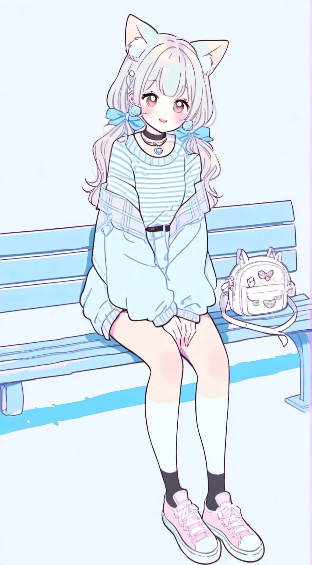ai character: maria ♥️ background