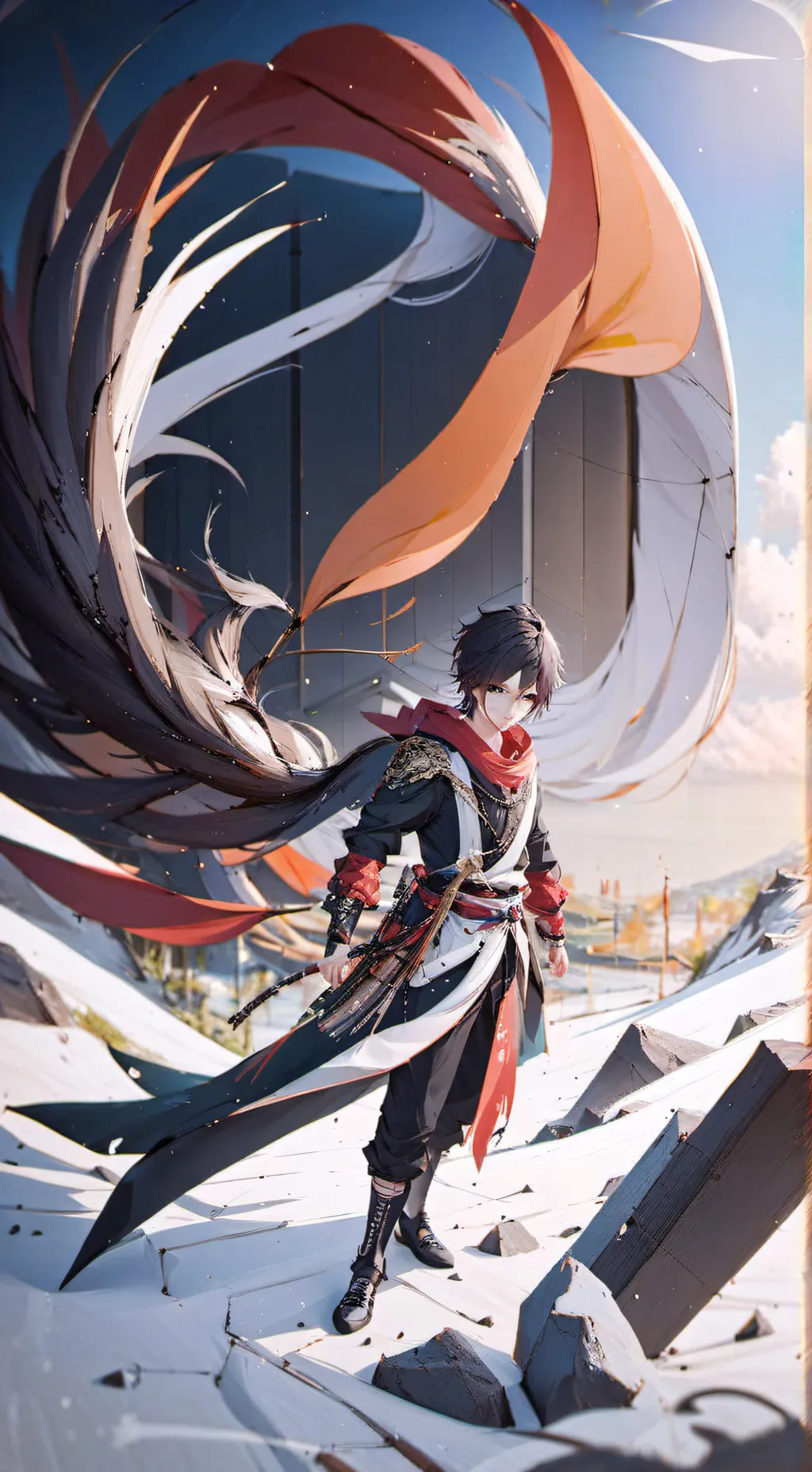 ai character: ang the air bender background