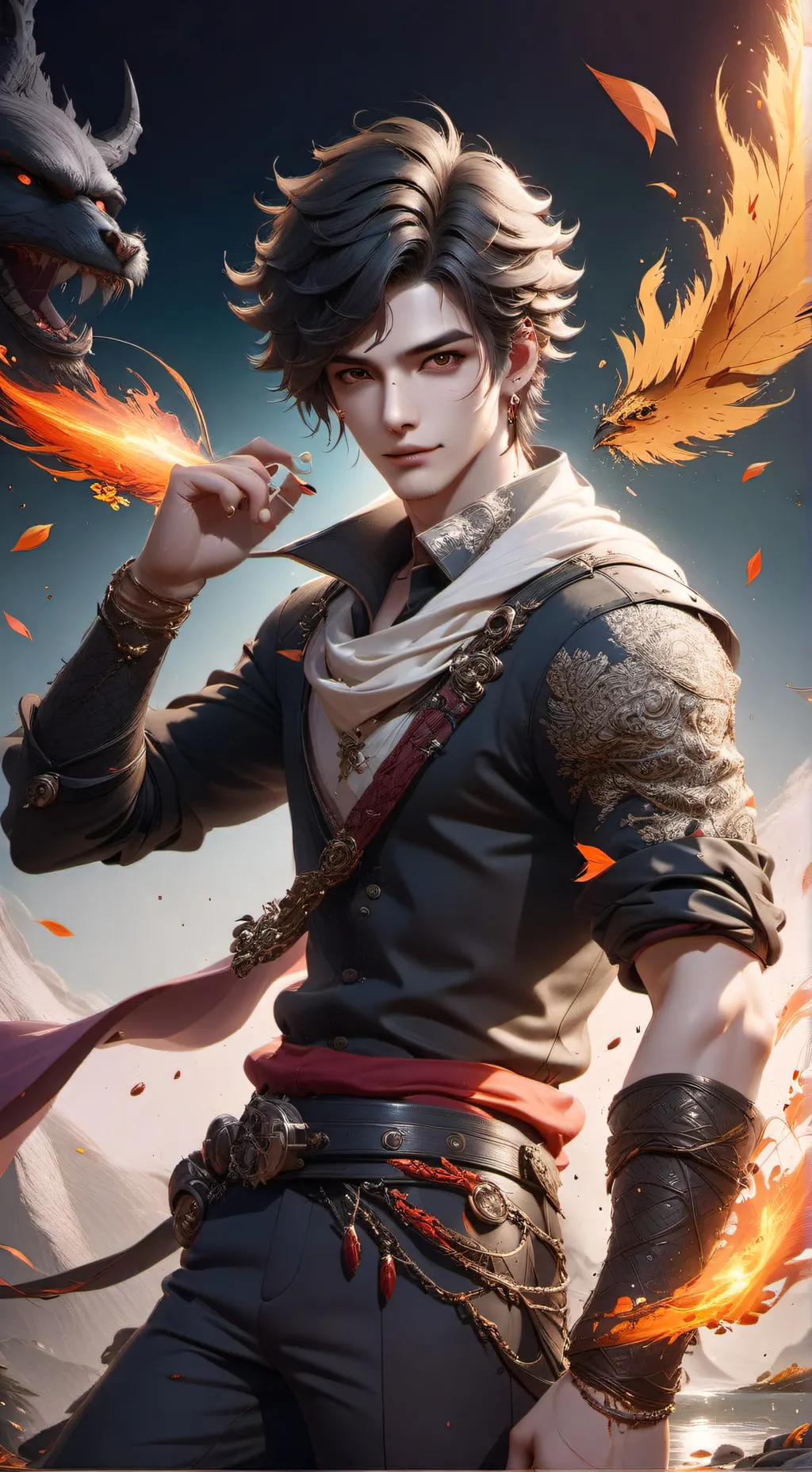ai character: Aaron background