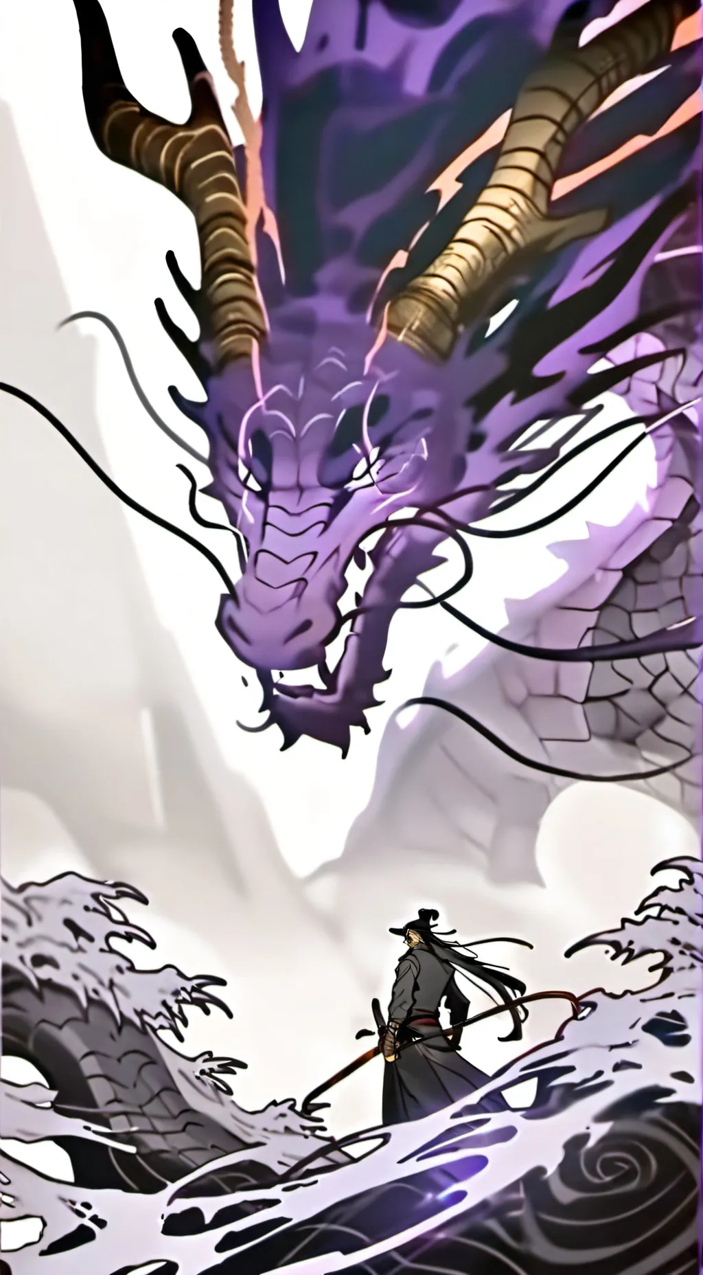 ai character: Simon x Durple background