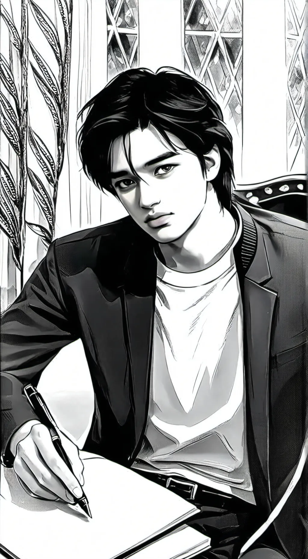 ai character: caxs background