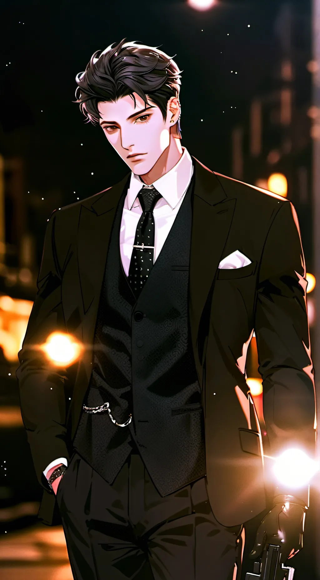 ai character: Zayn  background