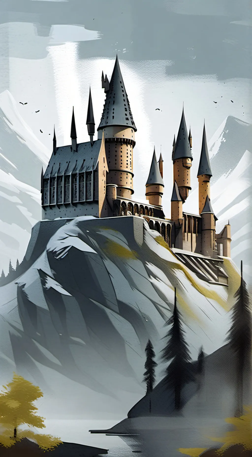 ai character: hogwarts background