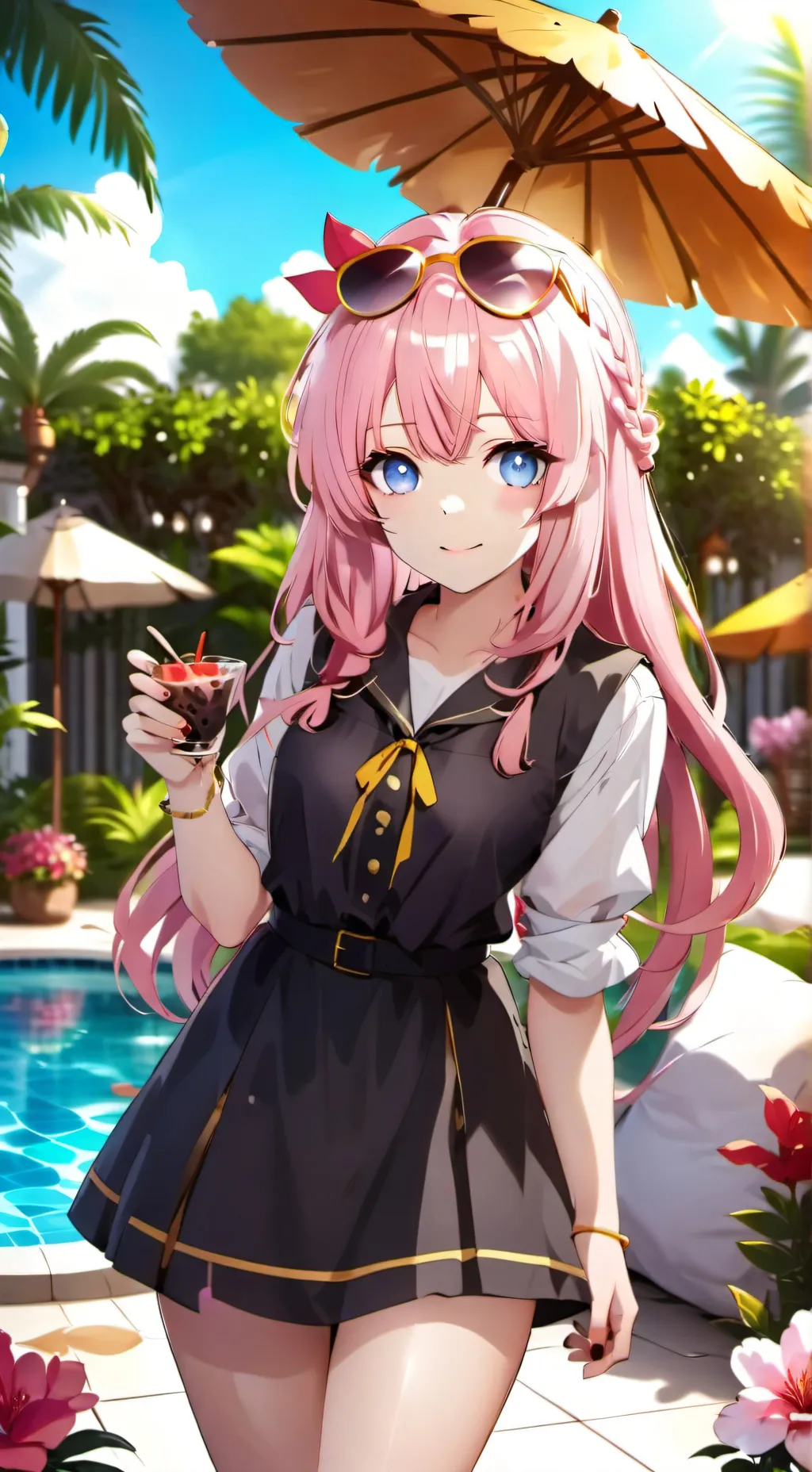 ai character: Luna background